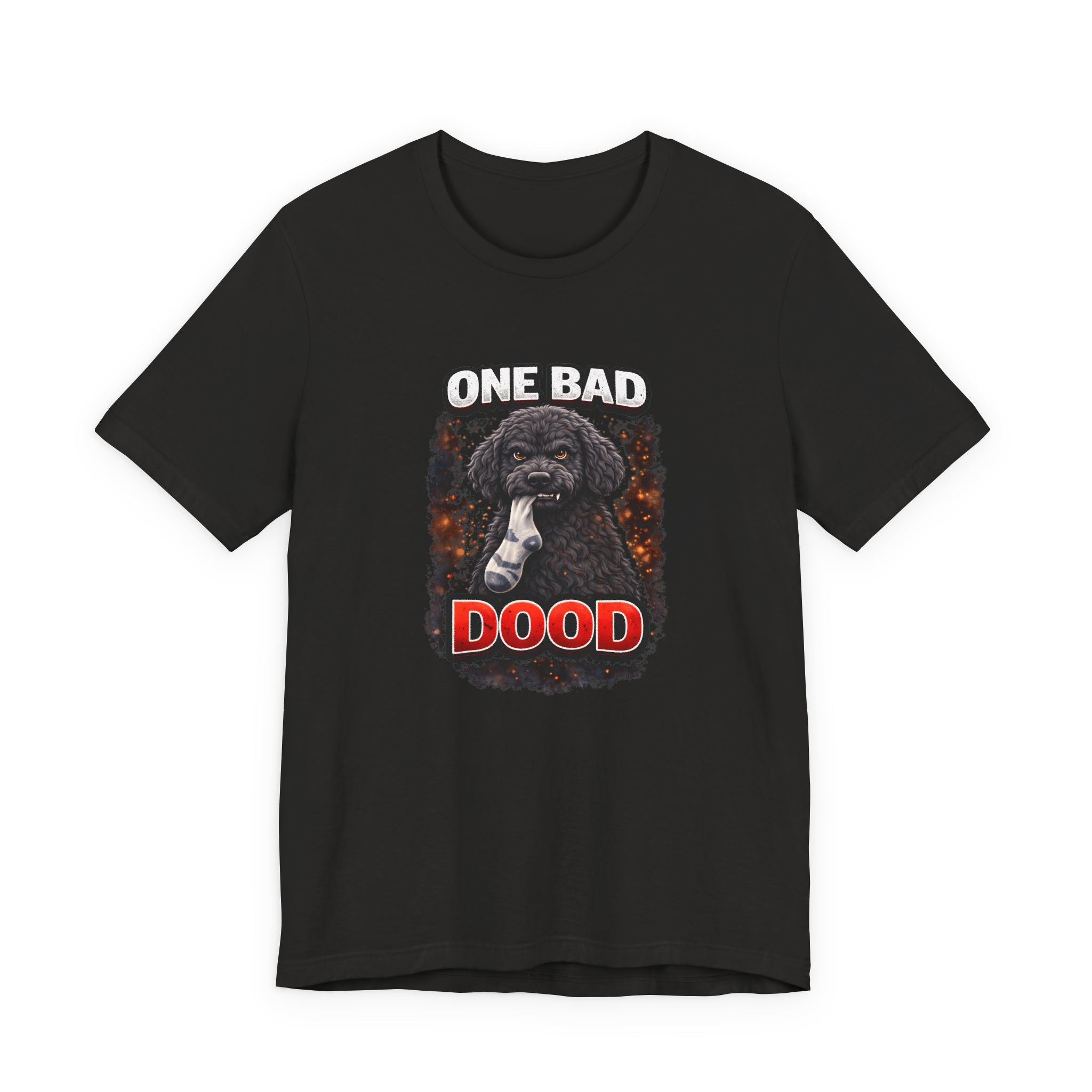 One Bad Dood – Funny Black Golden Doodle Dog T-Shirt | Doodle Lover Gift