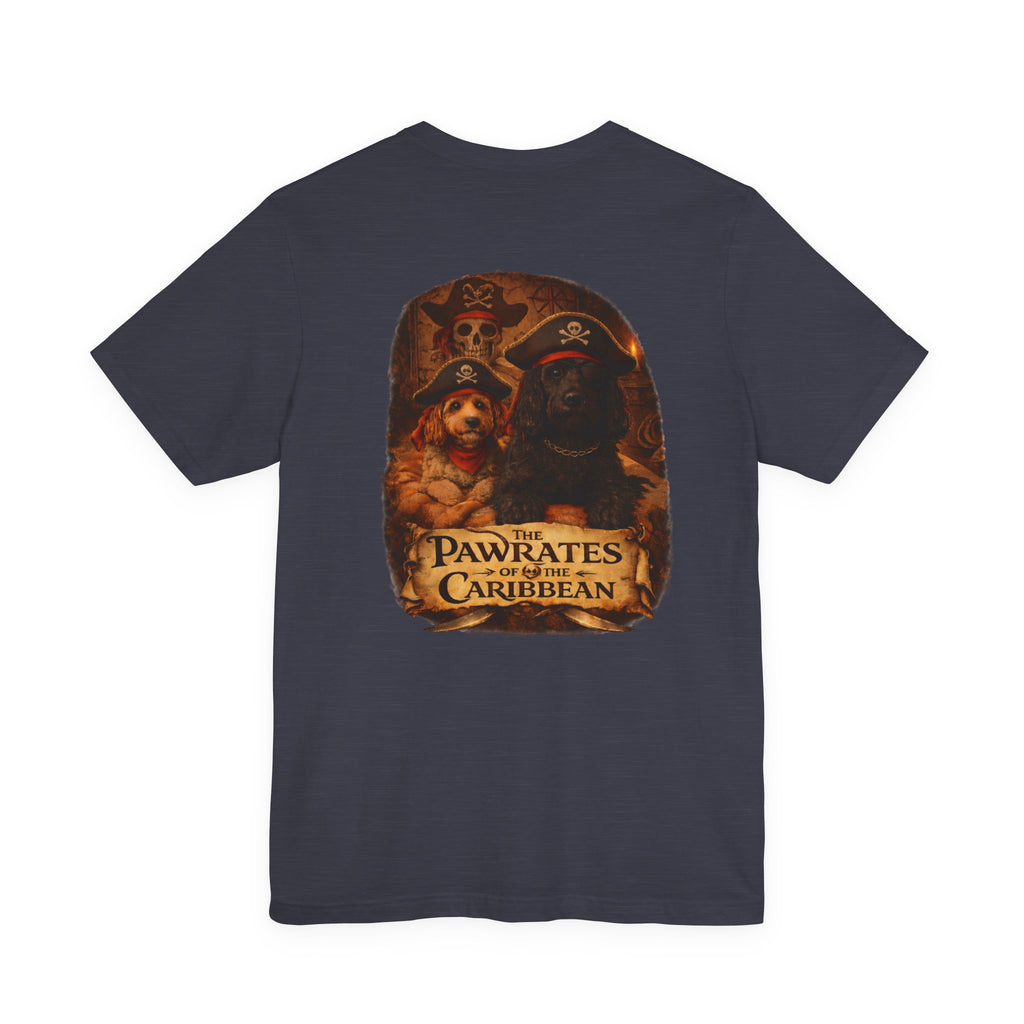 Pirate Goldendoodles T-Shirt — Double Sided Pirate Tee