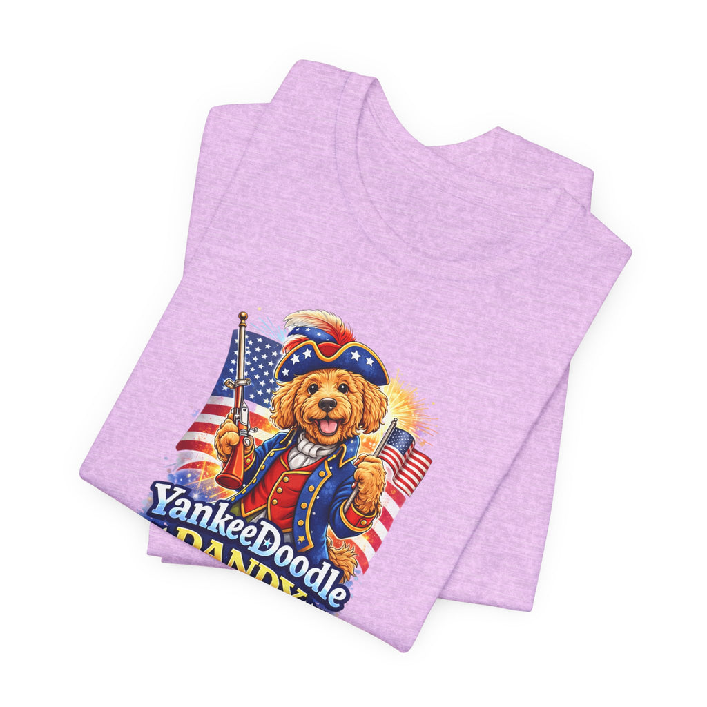 Golden Doodle 4th of July Tee — USA 250 Birthday Doodle Design