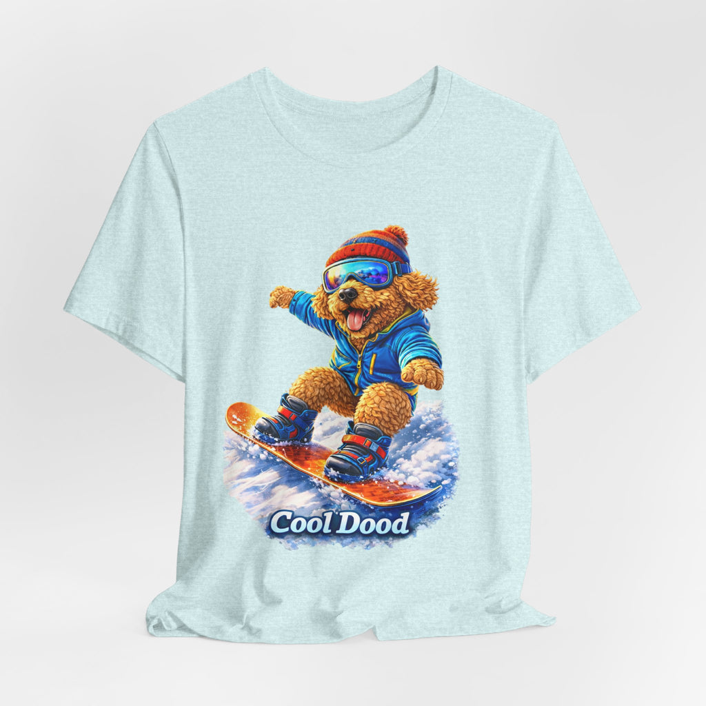 Cool Dood Snowboarding Golden Doodle T‑Shirt
