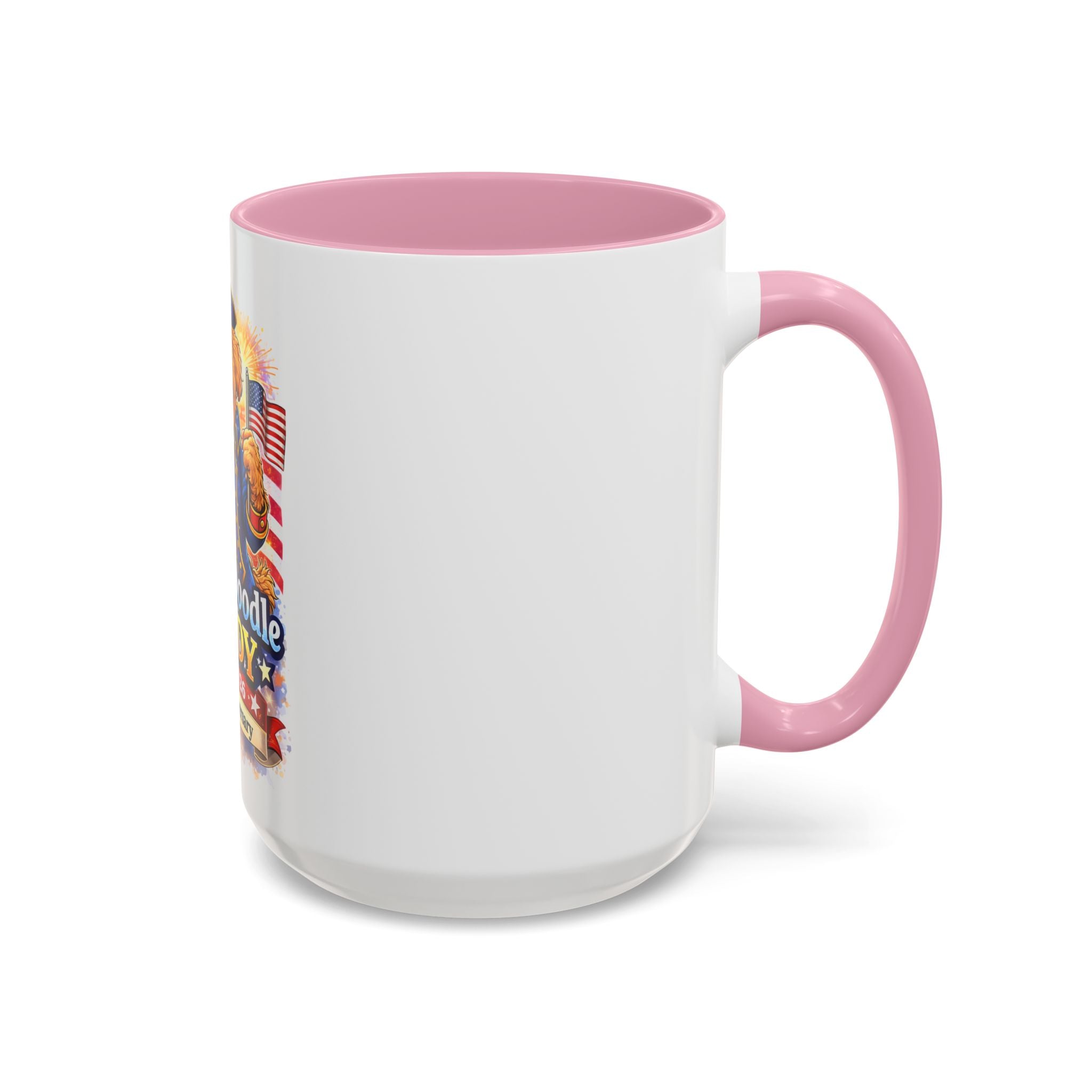 Fourth of July Patriotic Golden Doodle Mug — "Yankee Doodle Dandy" (15oz)