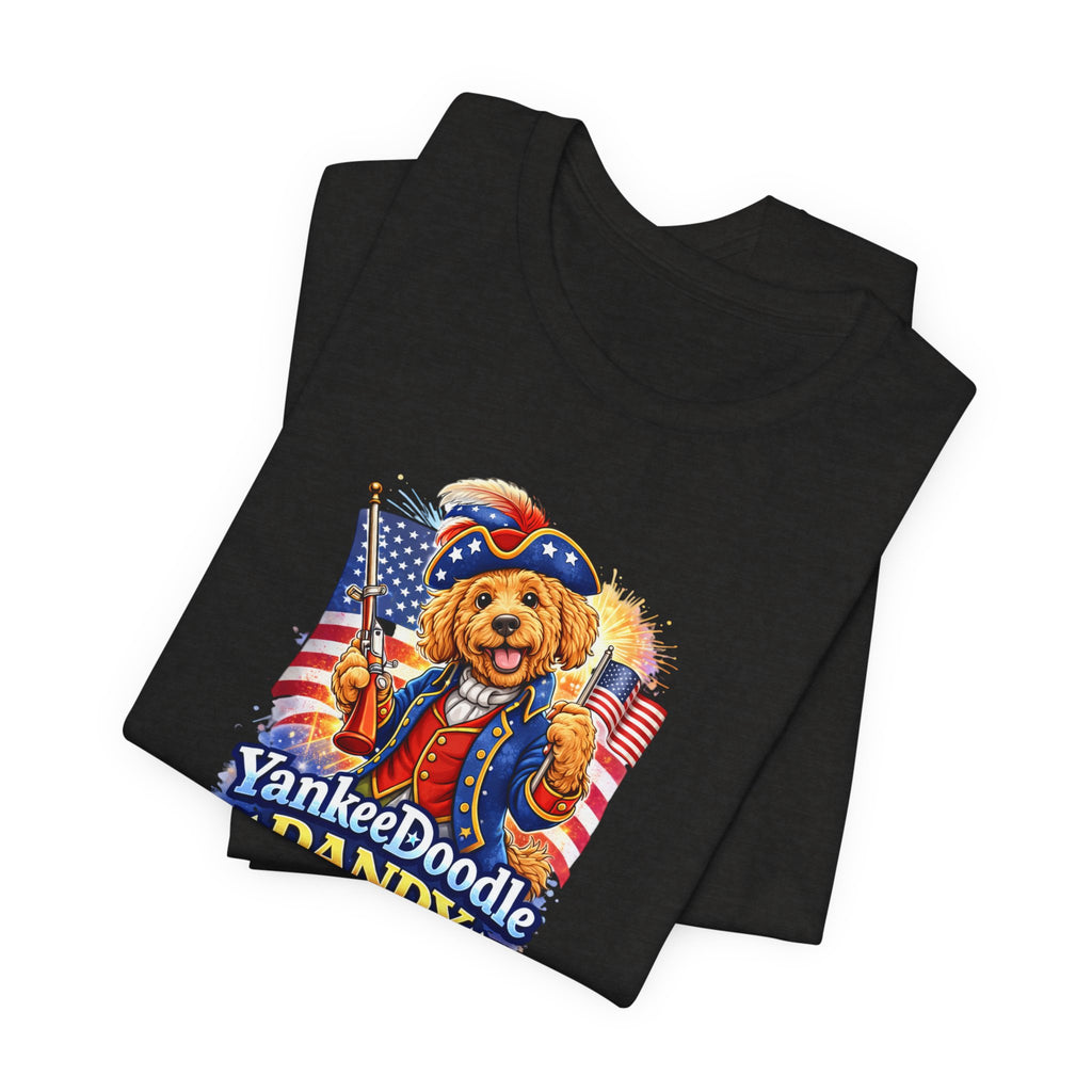Golden Doodle 4th of July Tee — USA 250 Birthday Doodle Design