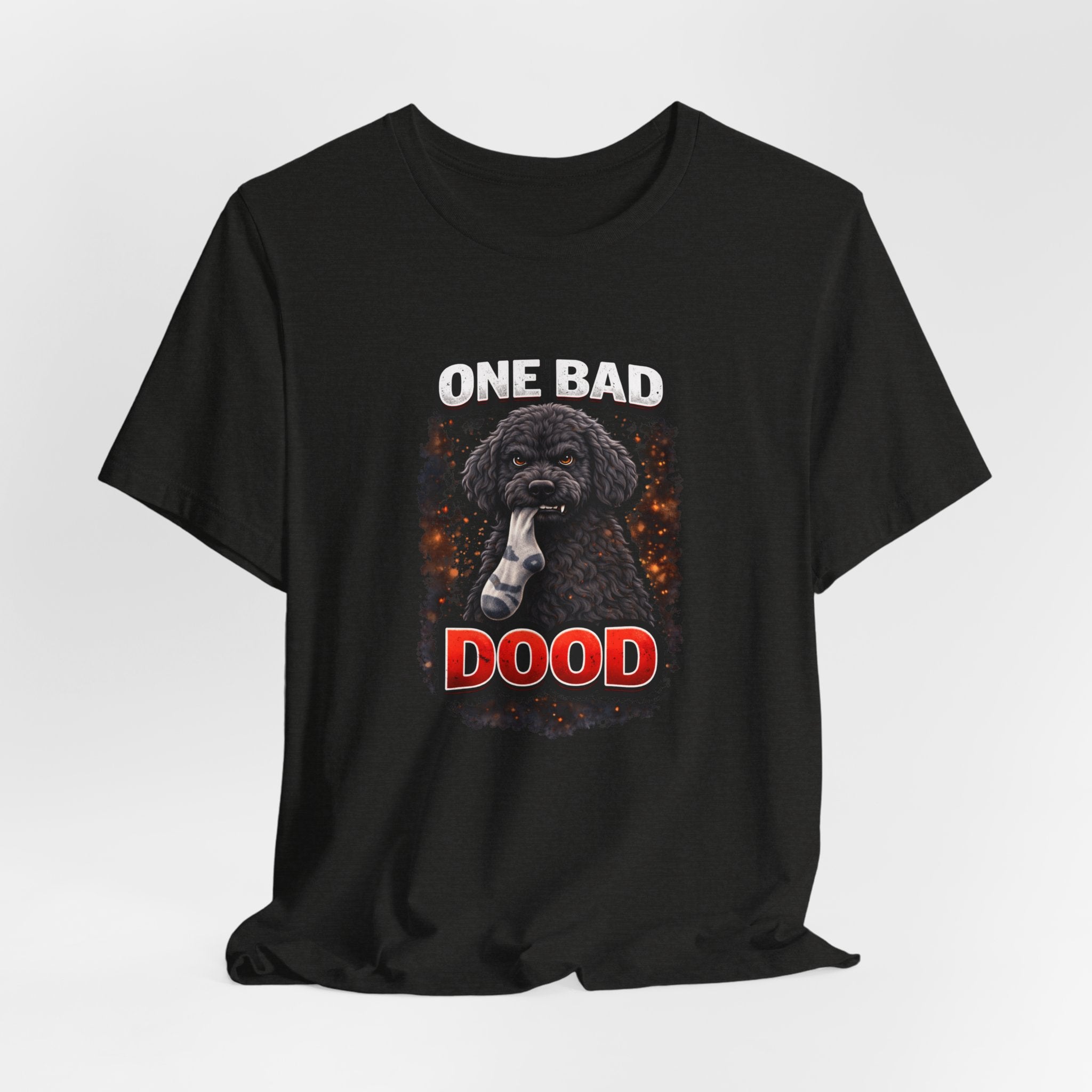 One Bad Dood – Funny Black Golden Doodle Dog T-Shirt | Doodle Lover Gift