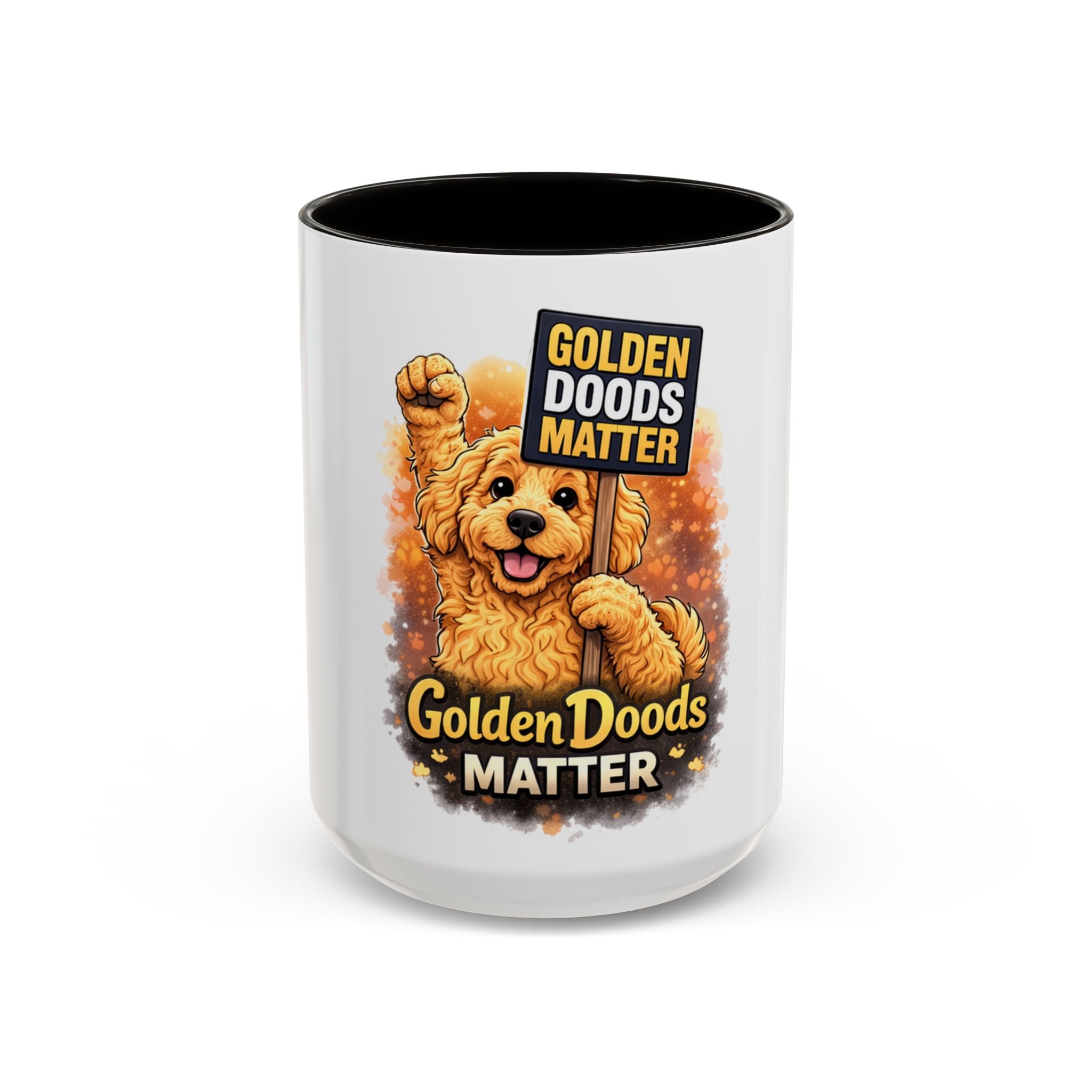 Golden Doods Matter Mug – Funny Doodle  Coffee Mug (15oz)