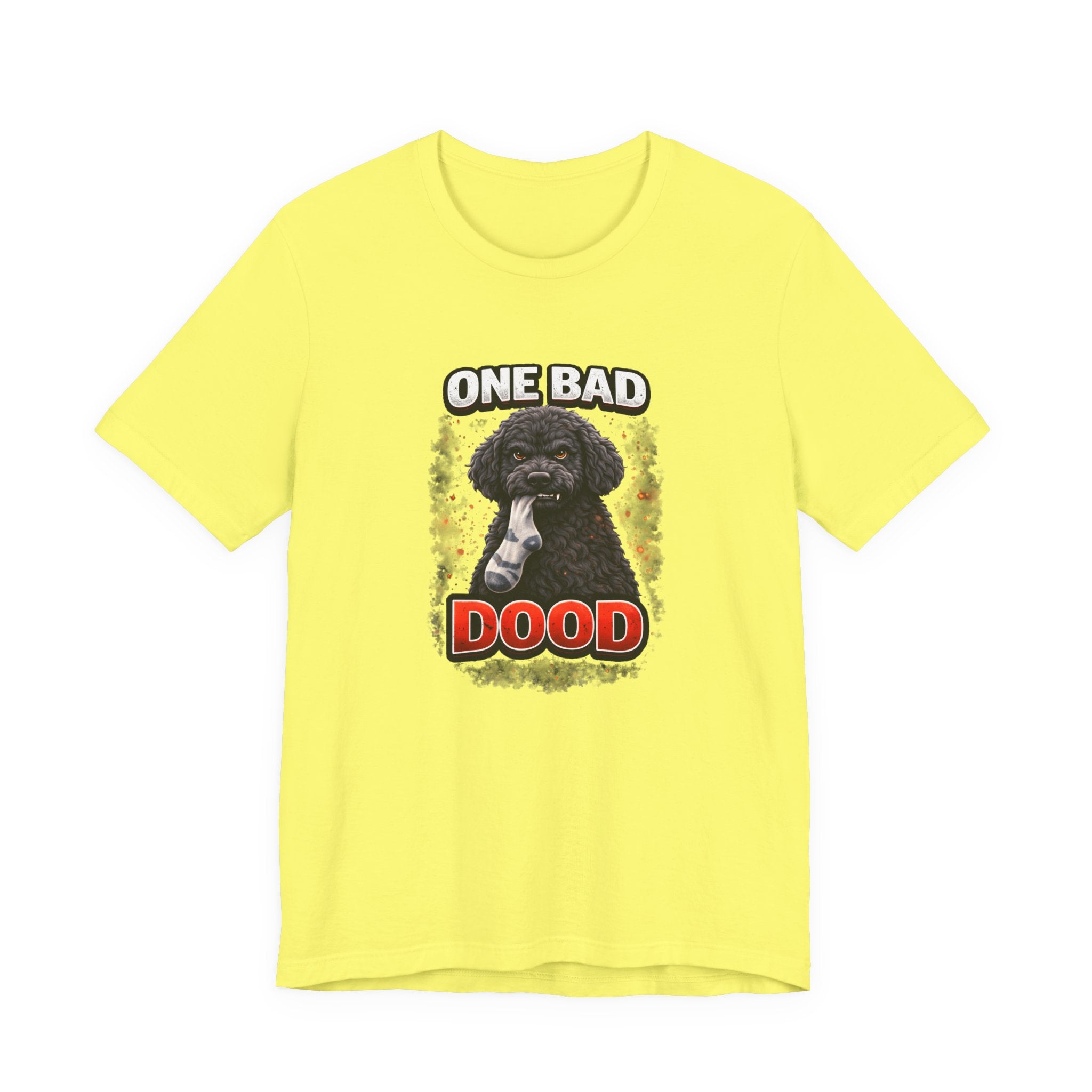 One Bad Dood – Funny Black Golden Doodle Dog T-Shirt | Doodle Lover Gift