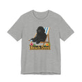 Beach Dood T-Shirt — Cute Black Golden Doodle Chilling on a Beach Chair Graphic Tee