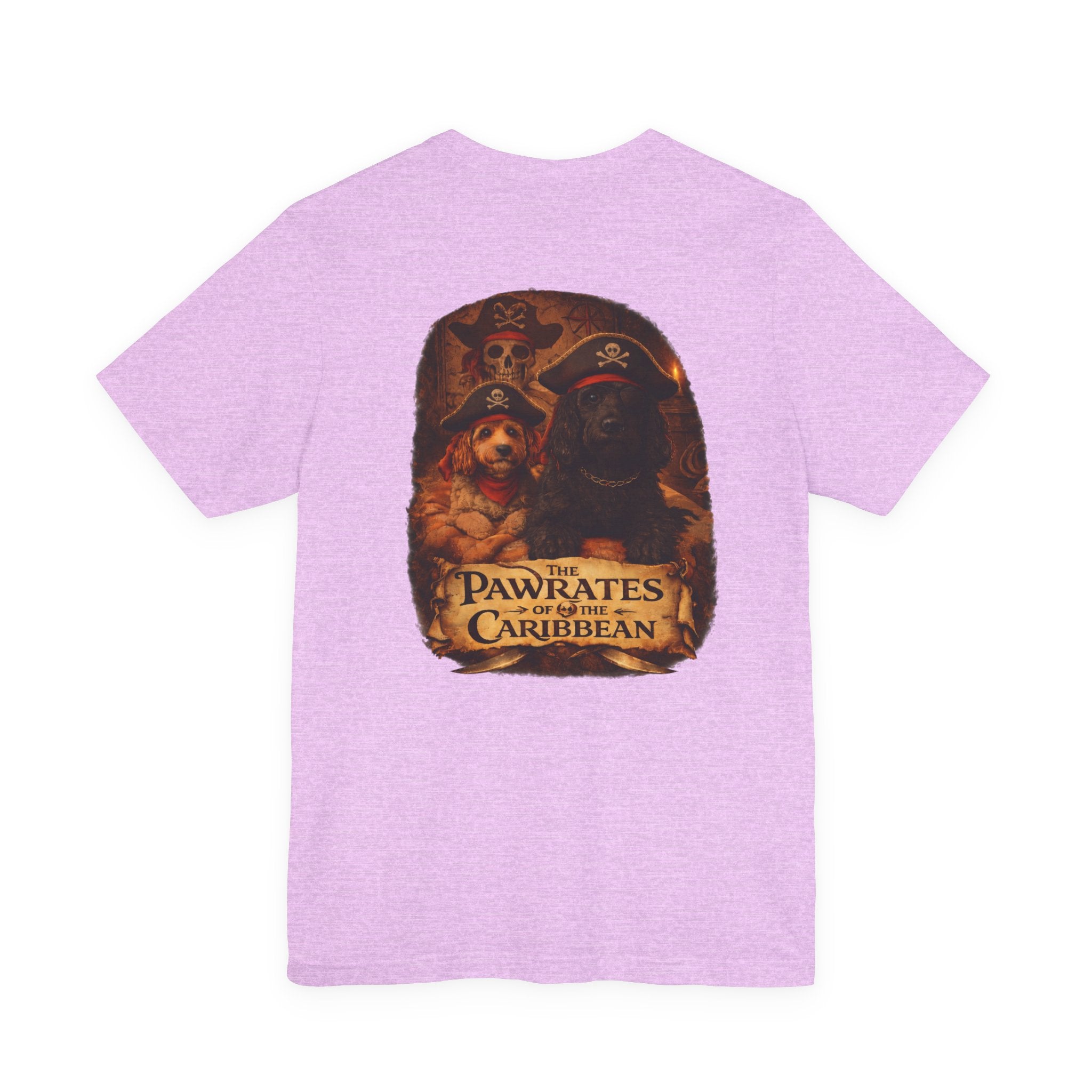 Pirate Goldendoodles T-Shirt — Double Sided Pirate Tee
