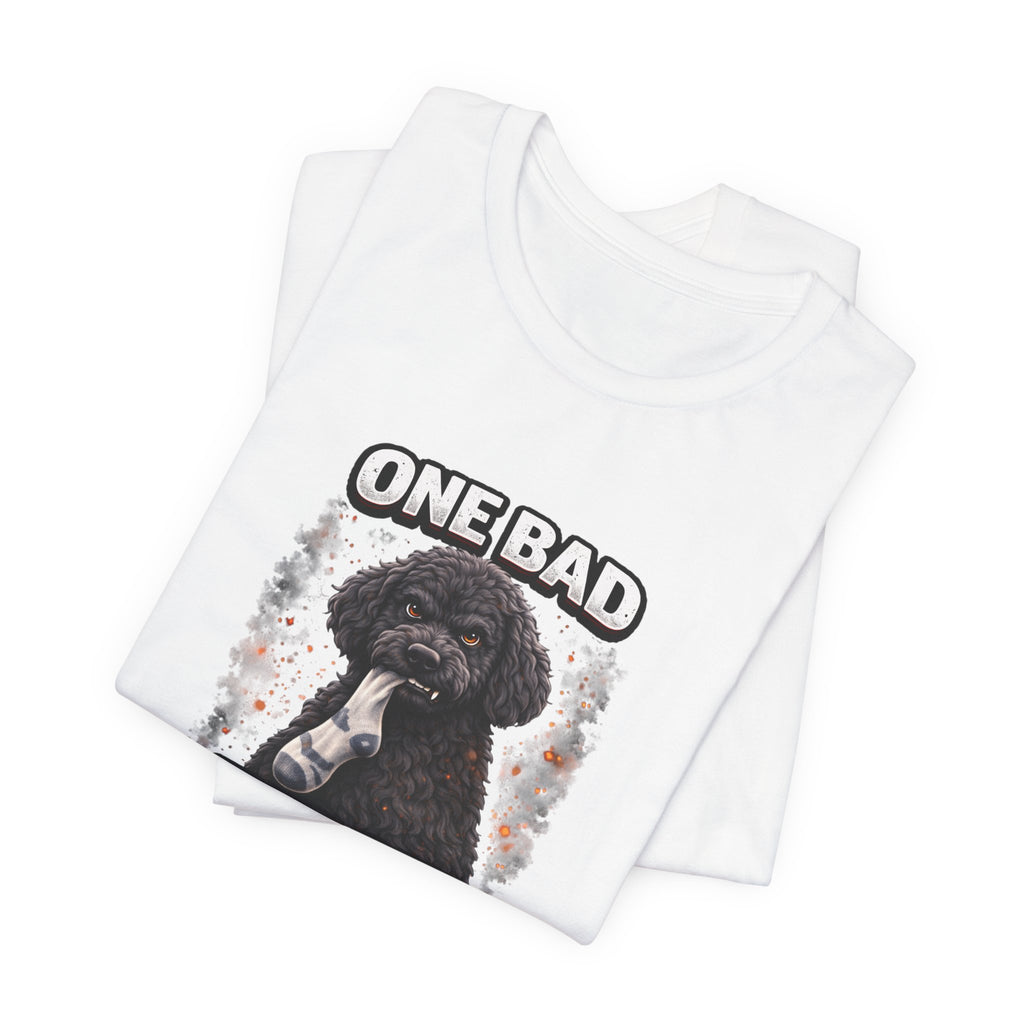 One Bad Dood – Funny Black Golden Doodle Dog T-Shirt | Doodle Lover Gift