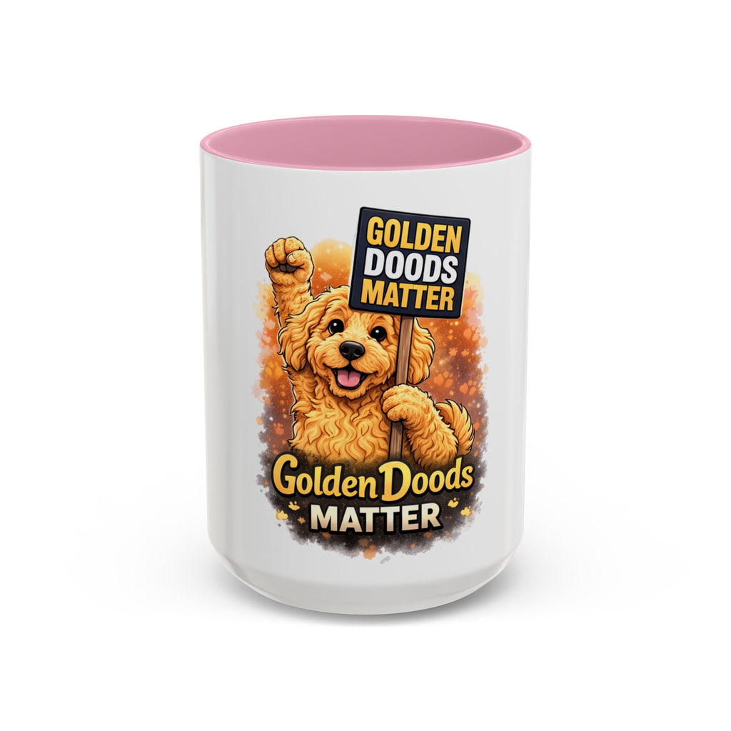 Golden Doods Matter Mug – Funny Doodle  Coffee Mug (15oz)