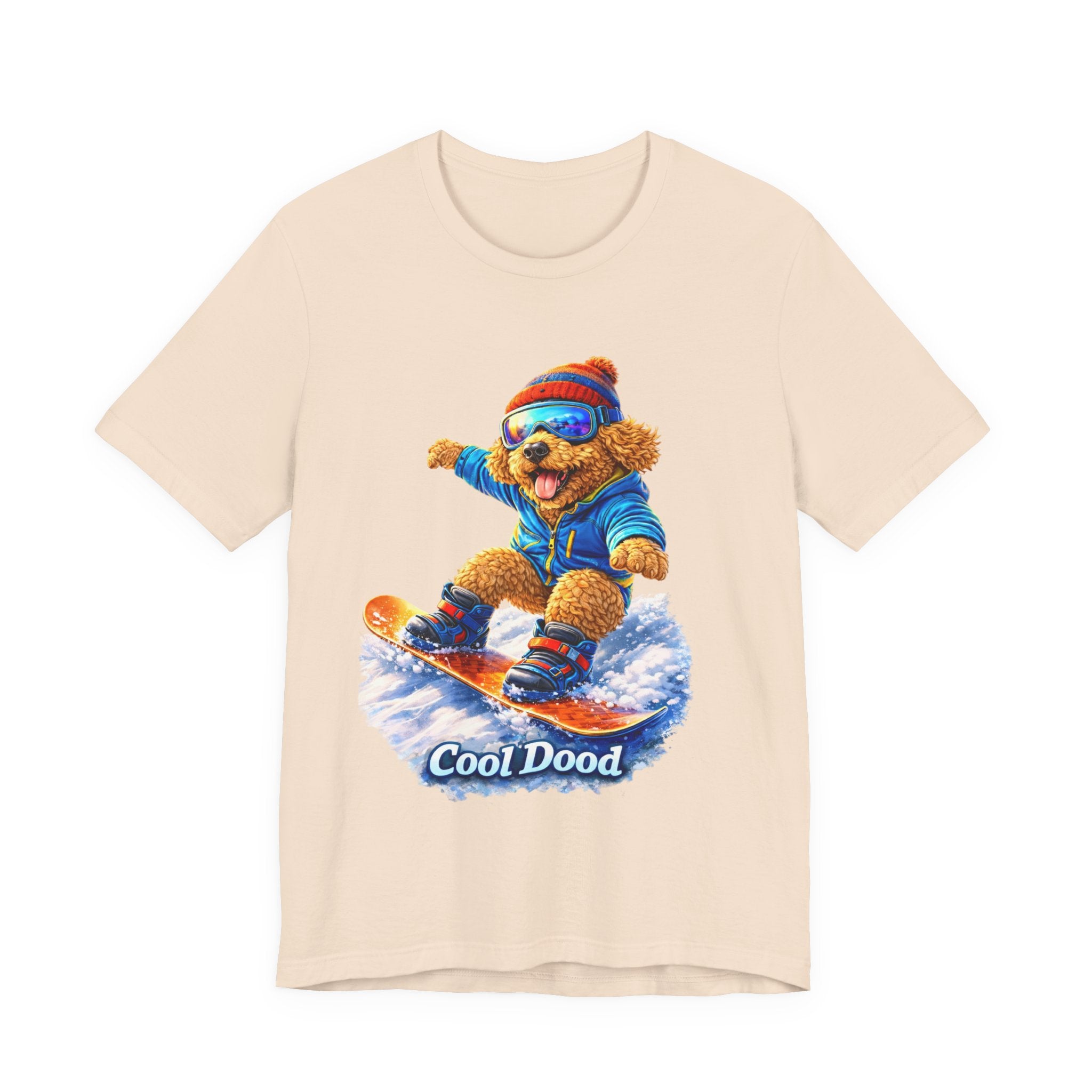 Cool Dood Snowboarding Golden Doodle T‑Shirt
