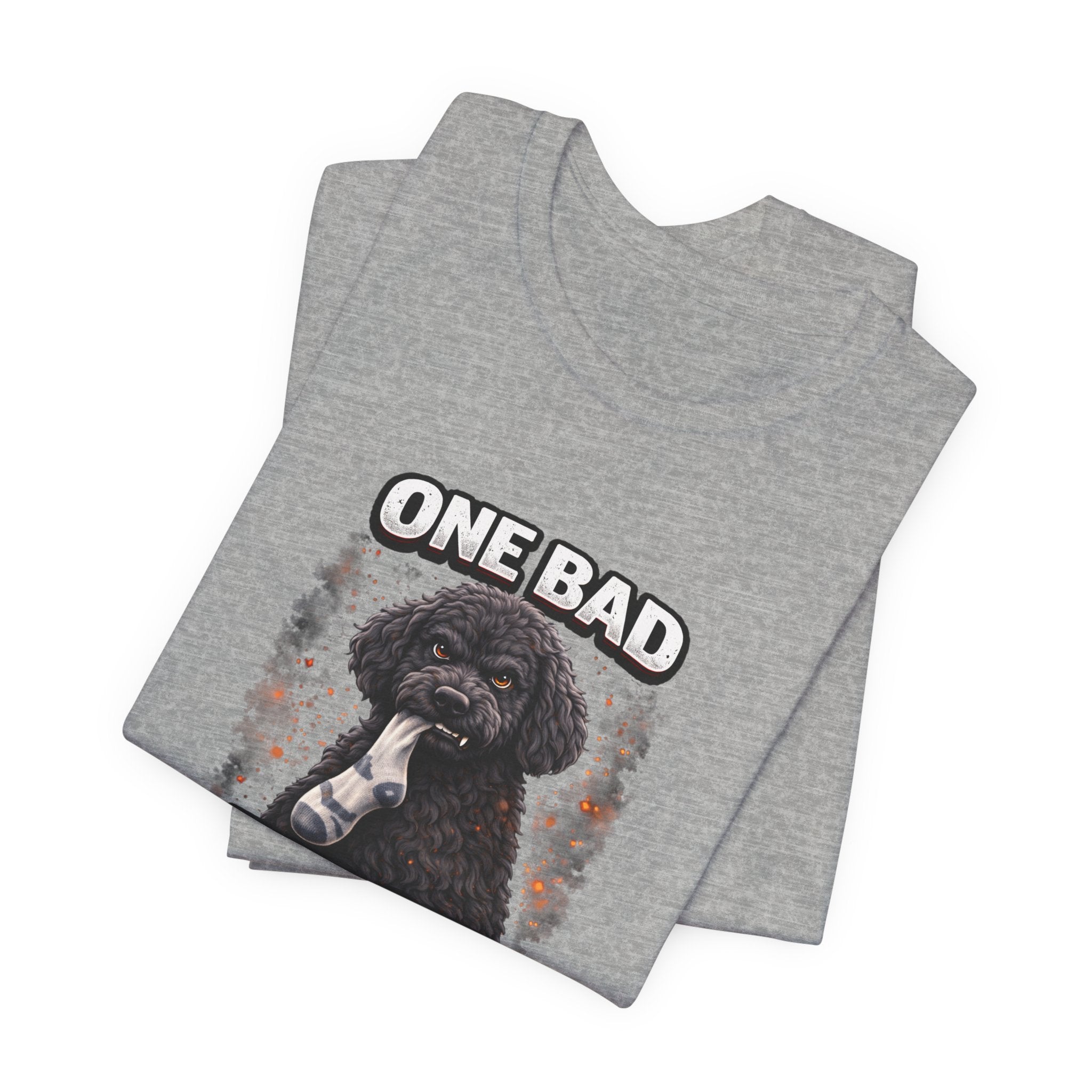 One Bad Dood – Funny Black Golden Doodle Dog T-Shirt | Doodle Lover Gift
