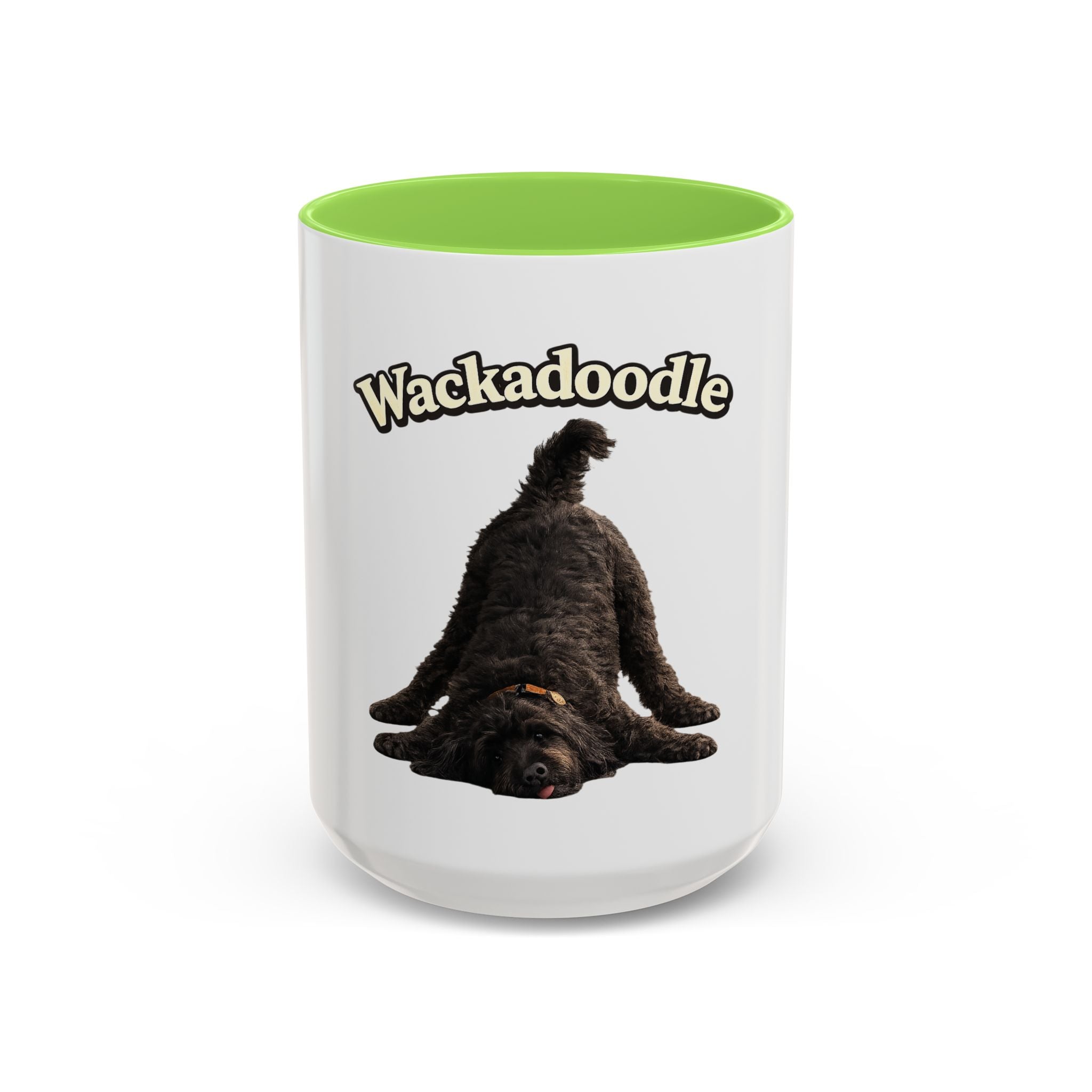Wackadoodle Black Golden Doodle Mug (15 oz)- Funny Dog Lover Coffee Cup