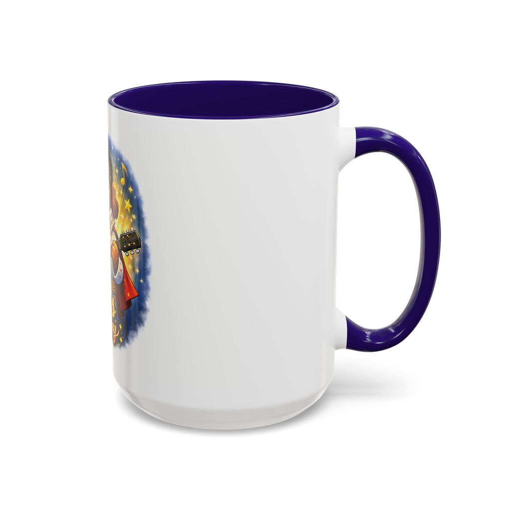 Elvis Pawsley Dog Coffee Mug — Fun Doodle Elvis-Inspired Design (15 oz)
