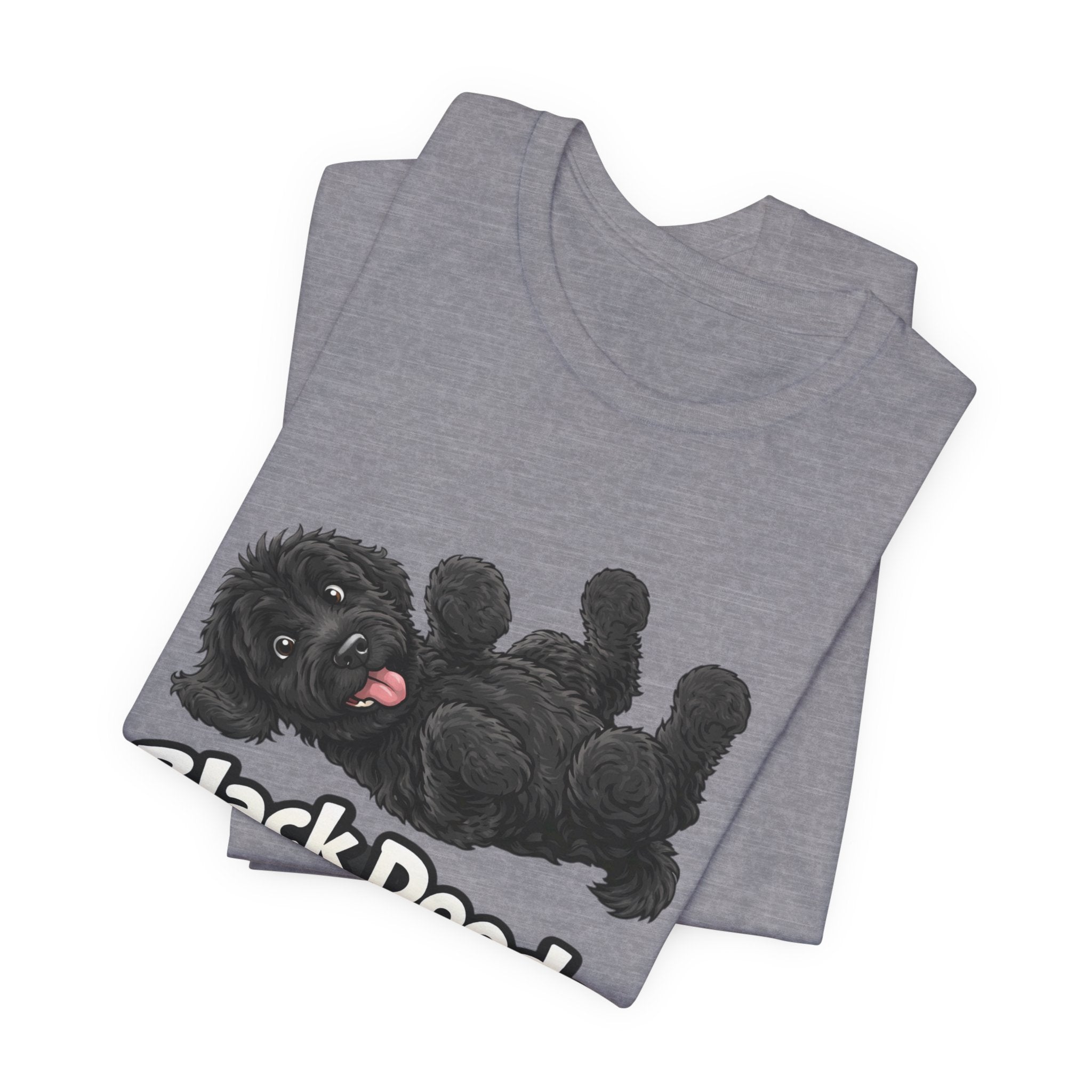 Black Doods Matter T-Shirt — Cute Black Golden Doodle Dog Graphic Tee