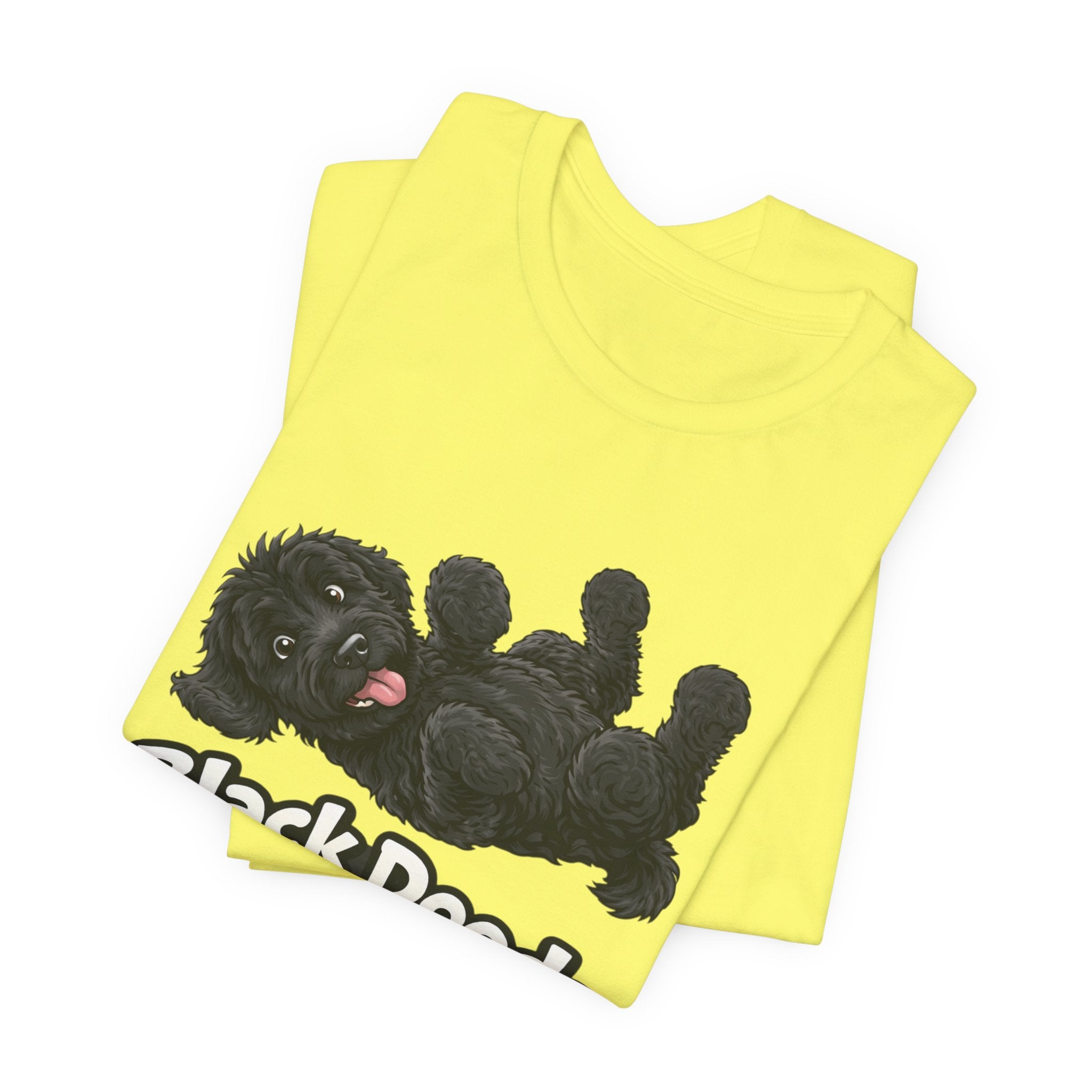 Black Doods Matter T-Shirt — Cute Black Golden Doodle Dog Graphic Tee