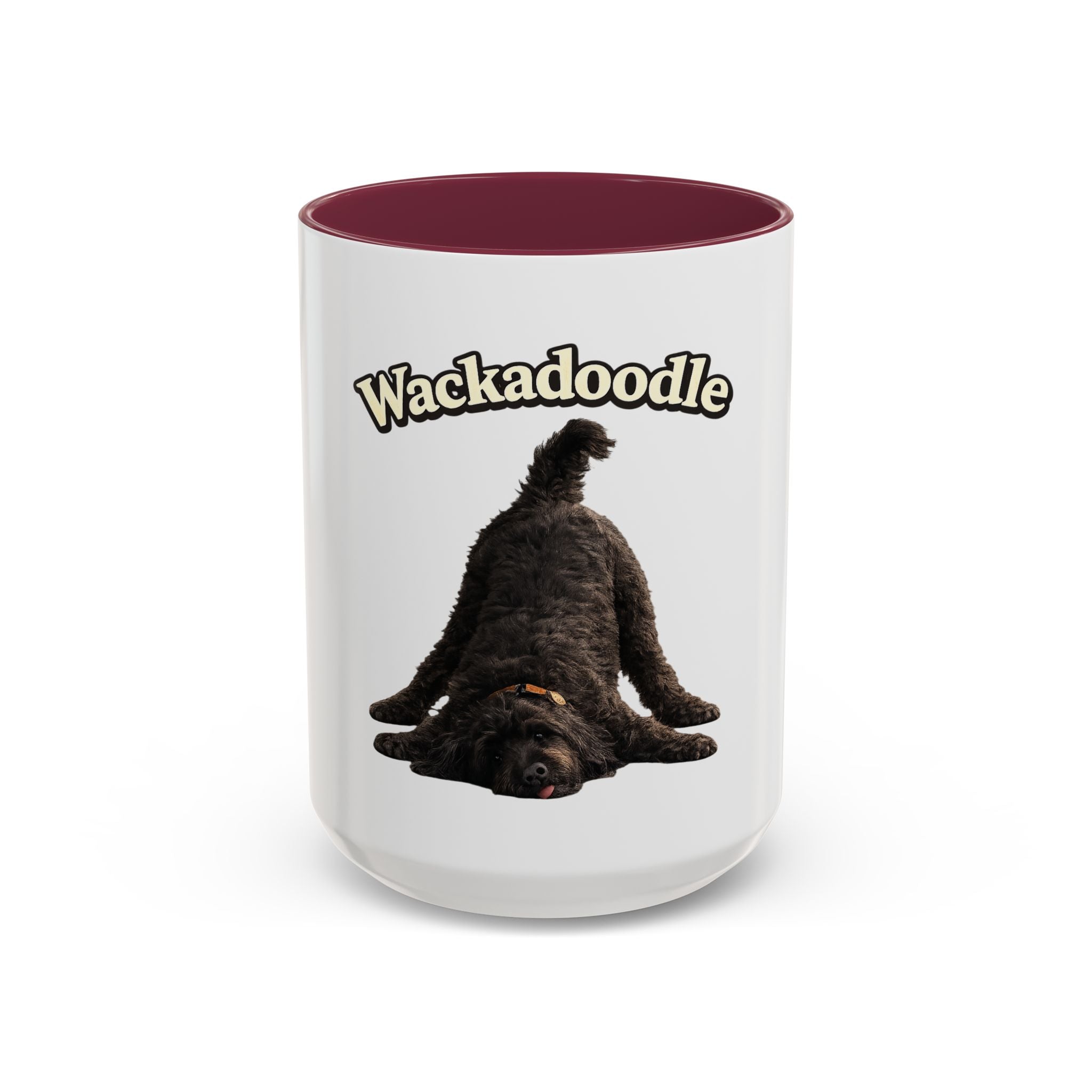 Wackadoodle Black Golden Doodle Mug (15 oz)- Funny Dog Lover Coffee Cup