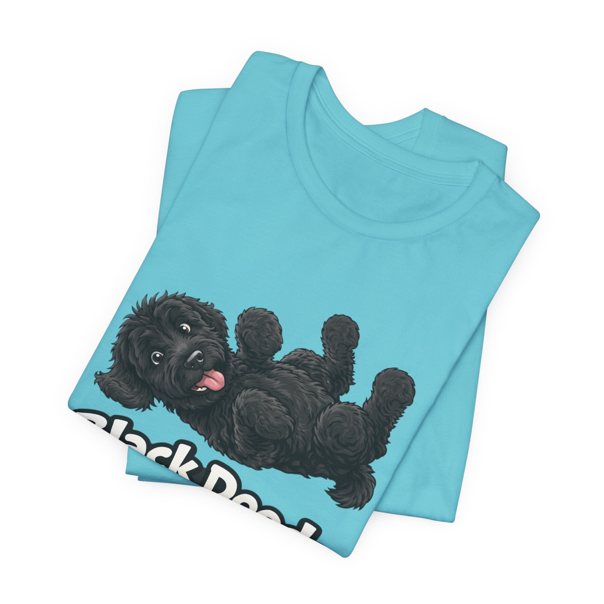 Black Doods Matter T-Shirt — Cute Black Golden Doodle Dog Graphic Tee