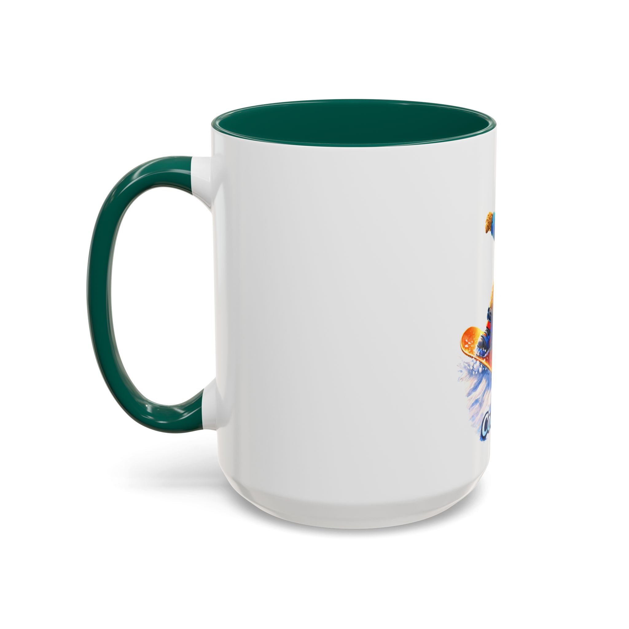 Cool Dood Snowboarding Golden Doodle Mug — (15oz)