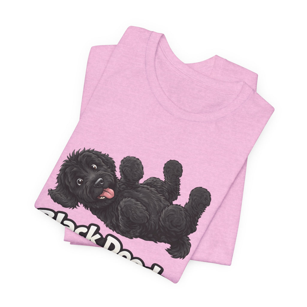 Black Doods Matter T-Shirt — Cute Black Golden Doodle Dog Graphic Tee