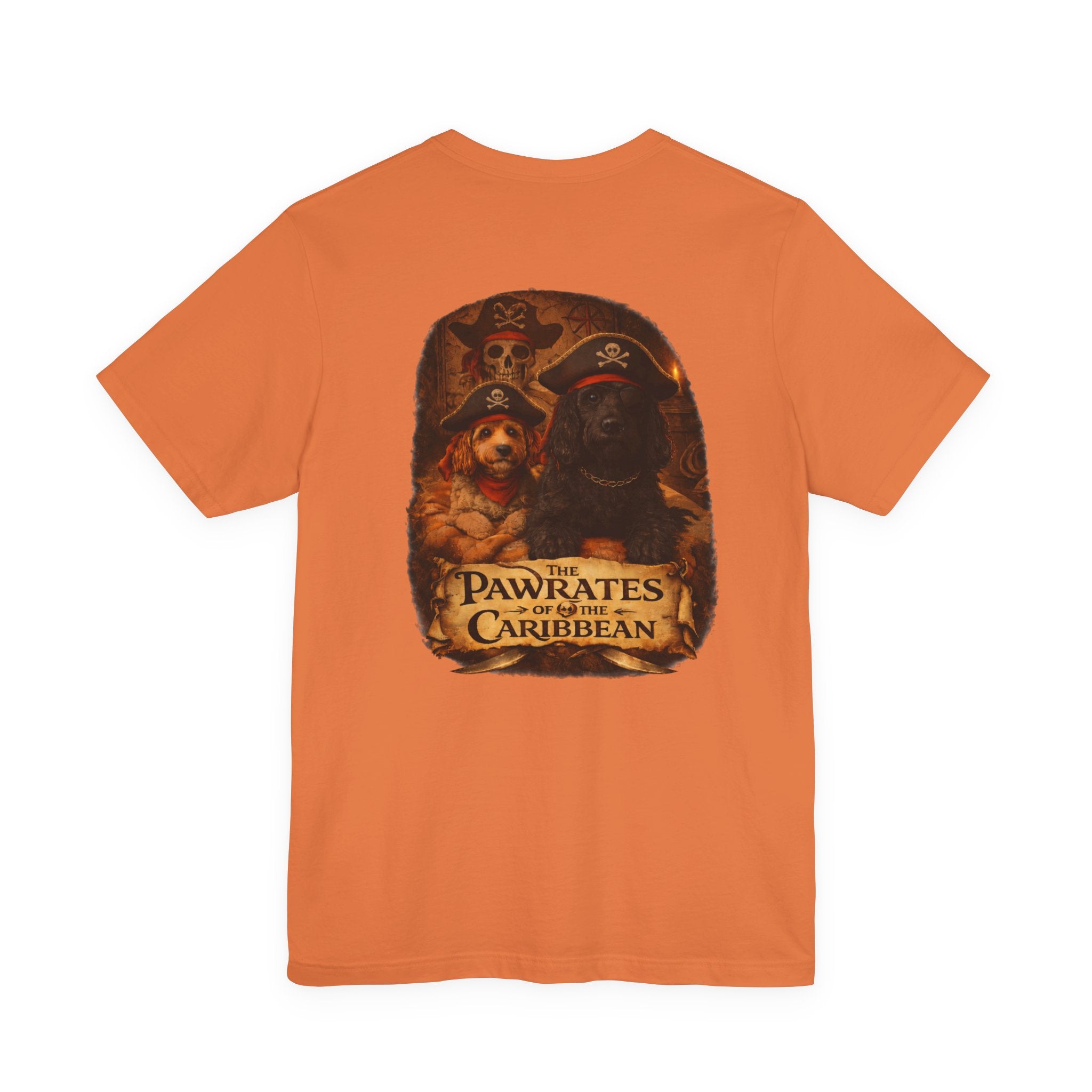 Pirate Goldendoodles T-Shirt — Double Sided Pirate Tee