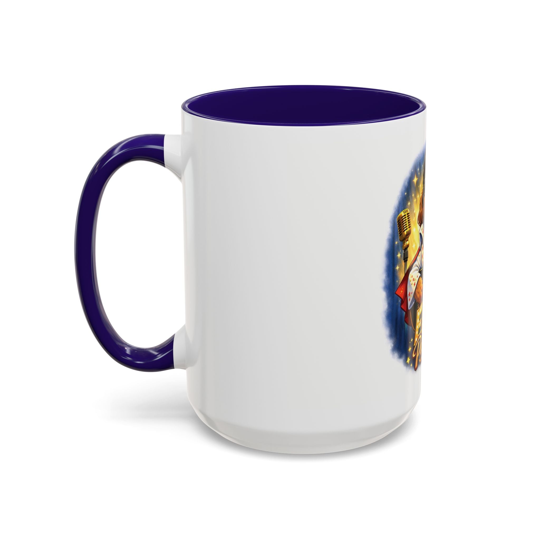 Elvis Pawsley Dog Coffee Mug — Fun Doodle Elvis-Inspired Design (15 oz)