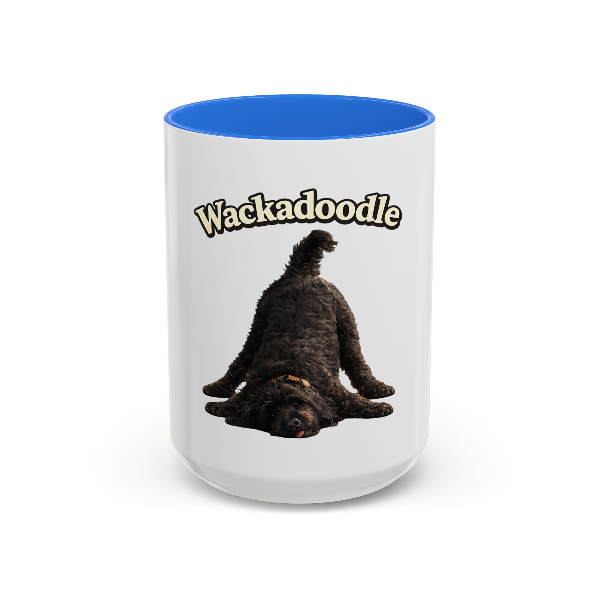 Wackadoodle Black Golden Doodle Mug (15 oz)- Funny Dog Lover Coffee Cup