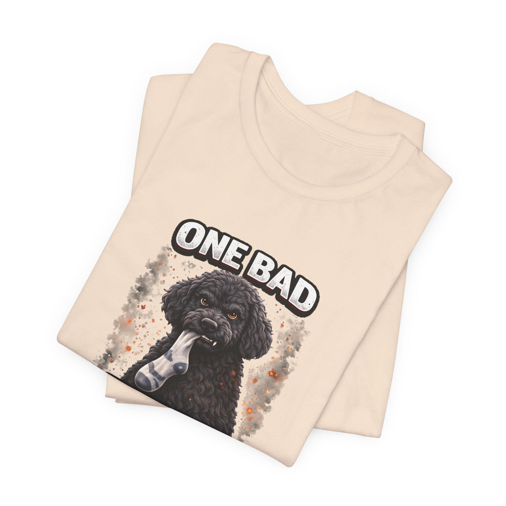 One Bad Dood – Funny Black Golden Doodle Dog T-Shirt | Doodle Lover Gift