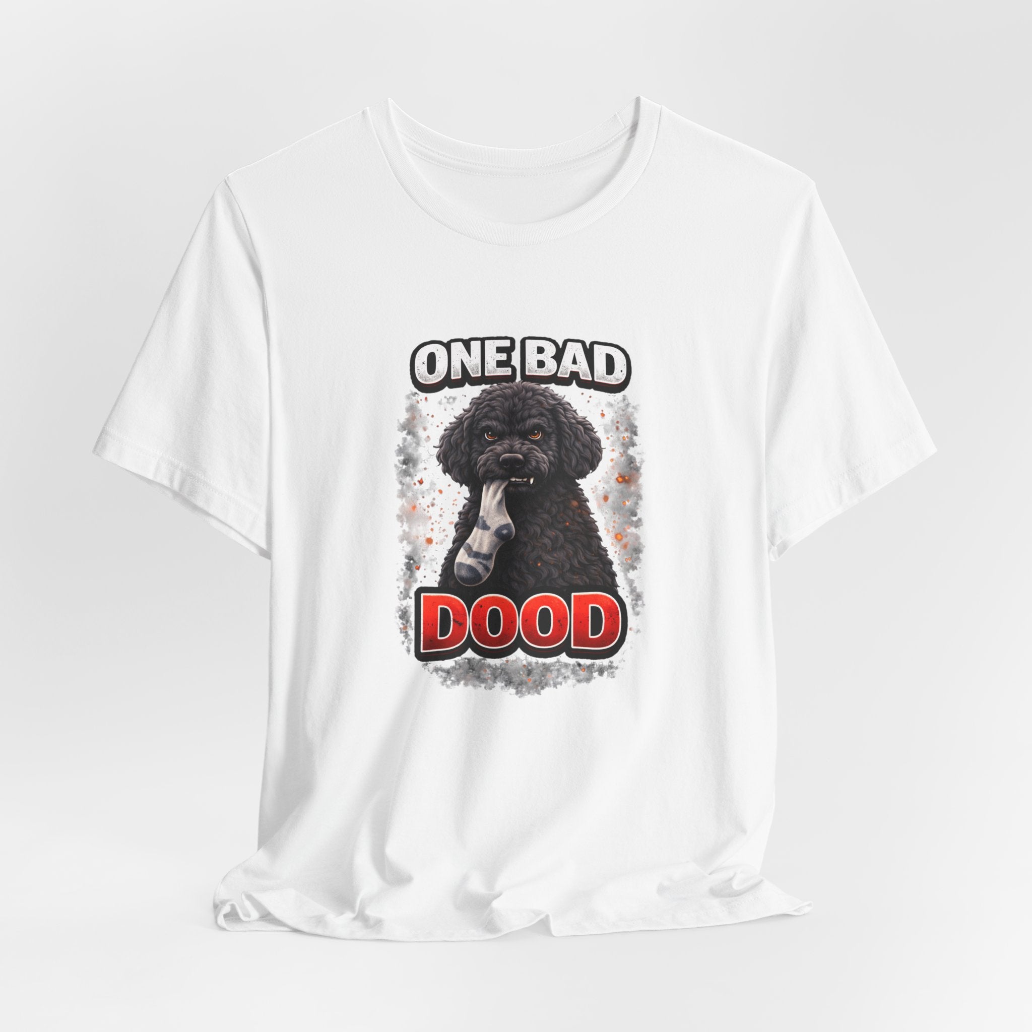 One Bad Dood – Funny Black Golden Doodle Dog T-Shirt | Doodle Lover Gift
