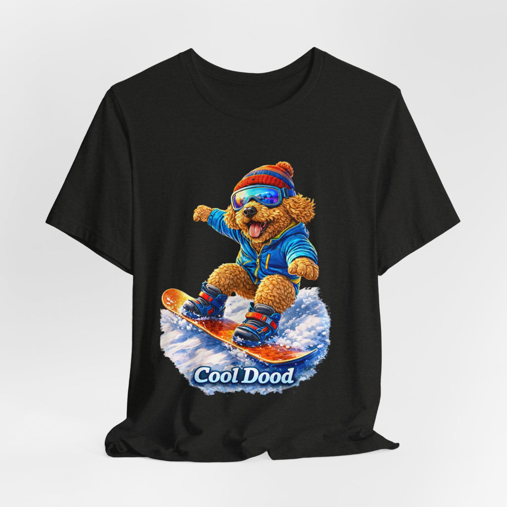 Cool Dood Snowboarding Golden Doodle T‑Shirt
