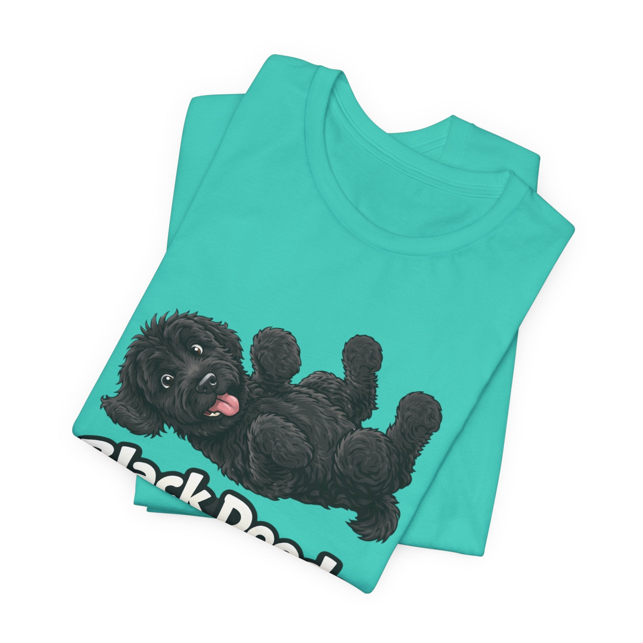 Black Doods Matter T-Shirt — Cute Black Golden Doodle Dog Graphic Tee
