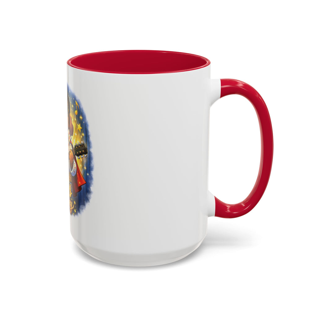 Elvis Pawsley Dog Coffee Mug — Fun Doodle Elvis-Inspired Design (15 oz)