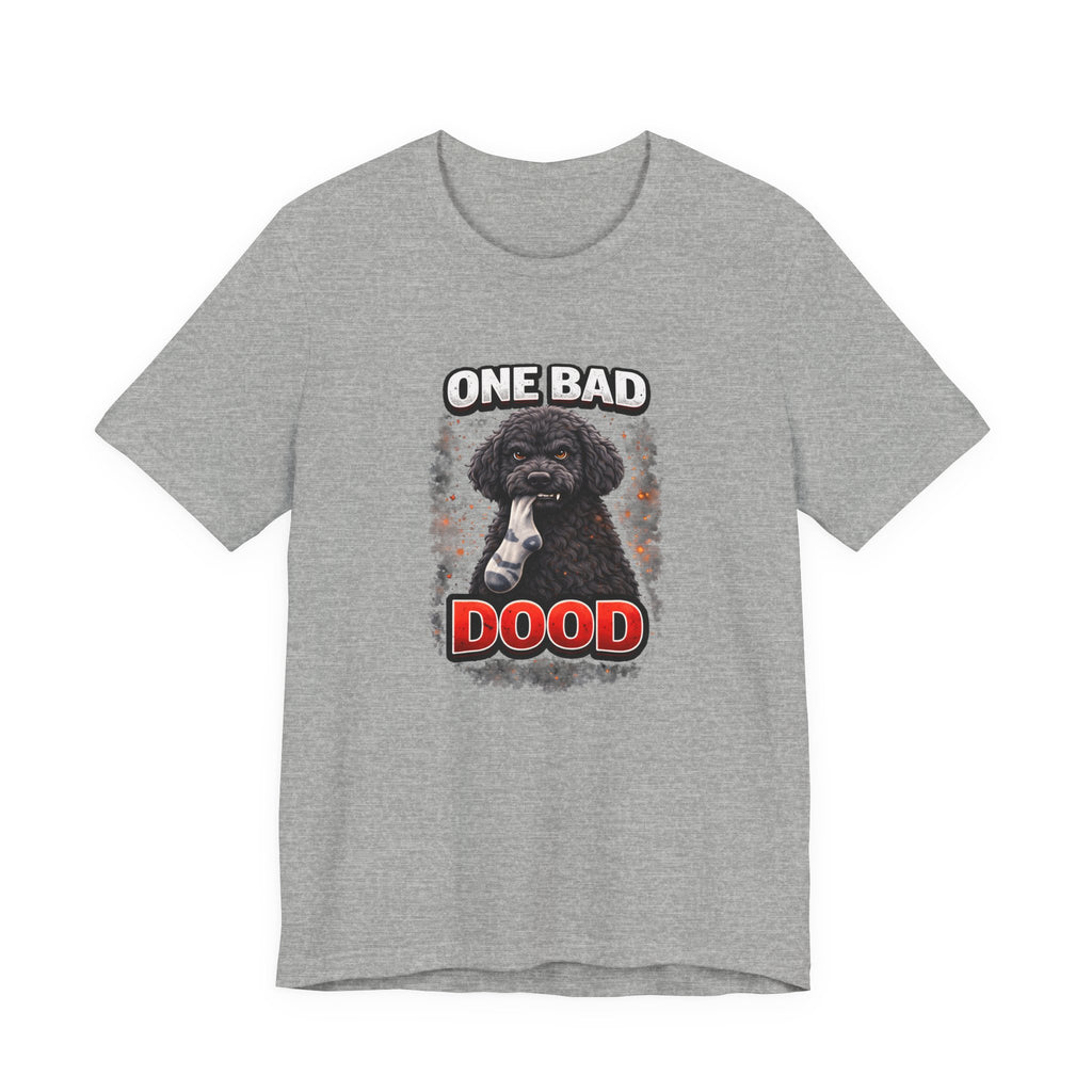 One Bad Dood – Funny Black Golden Doodle Dog T-Shirt | Doodle Lover Gift