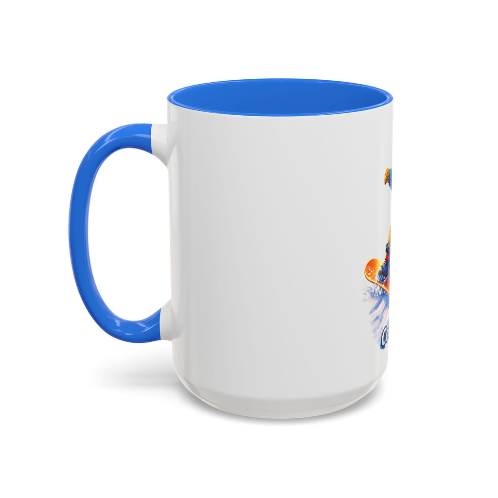 Cool Dood Snowboarding Golden Doodle Mug — (15oz)