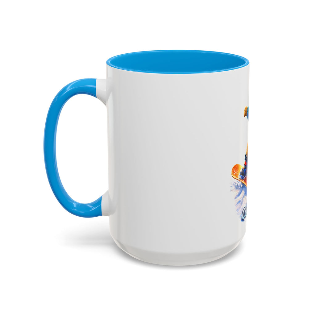 Cool Dood Snowboarding Golden Doodle Mug — (15oz)