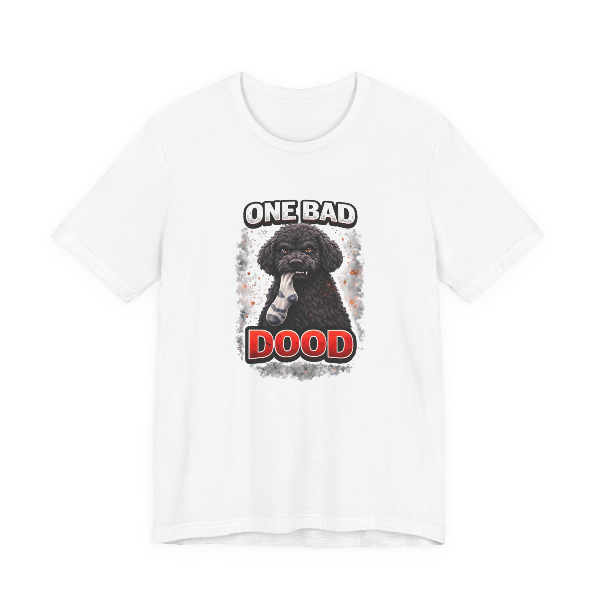 One Bad Dood – Funny Black Golden Doodle Dog T-Shirt | Doodle Lover Gift