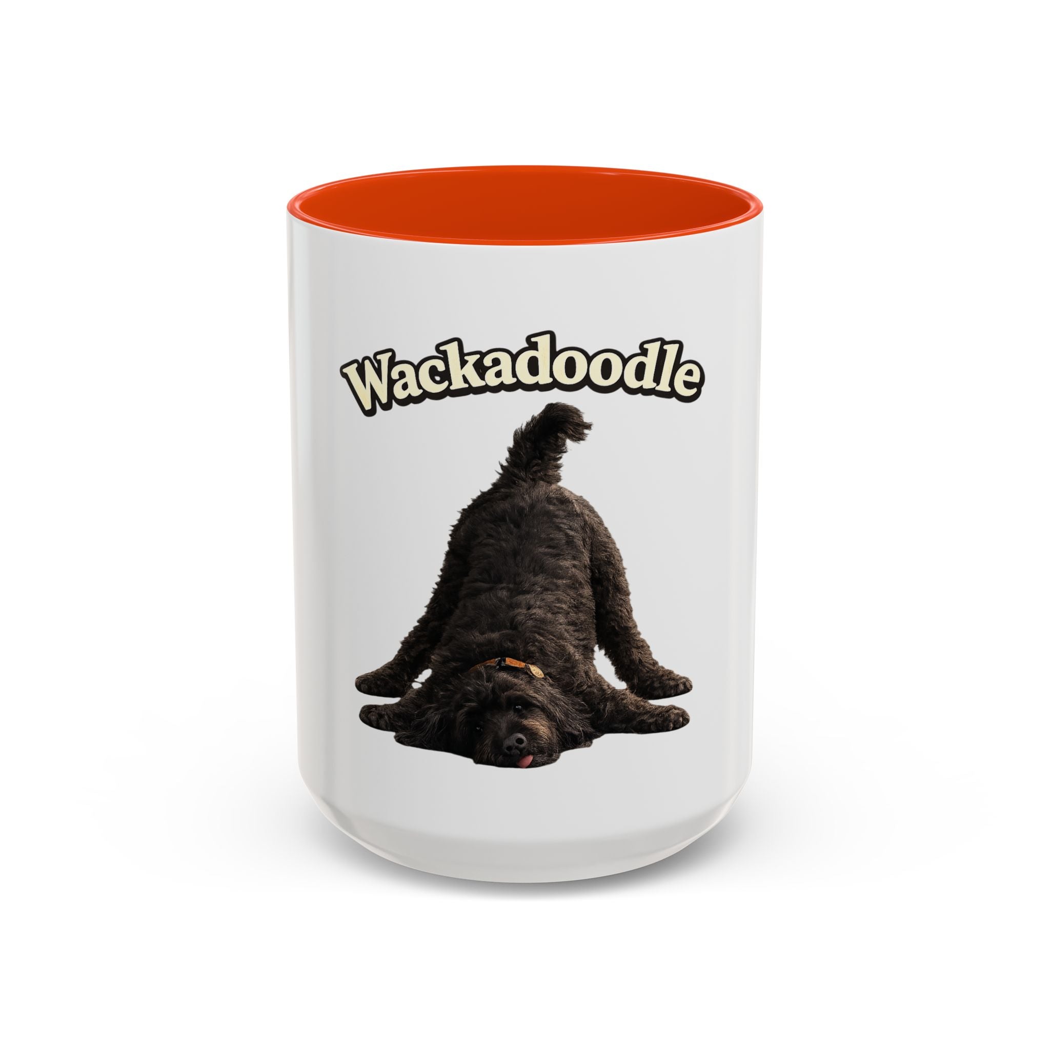 Wackadoodle Black Golden Doodle Mug (15 oz)- Funny Dog Lover Coffee Cup