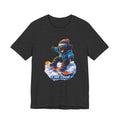 Cool Dood Snowboarding Tee — Cute Black Golden Doodle Snowboard Graphic T‑Shirt