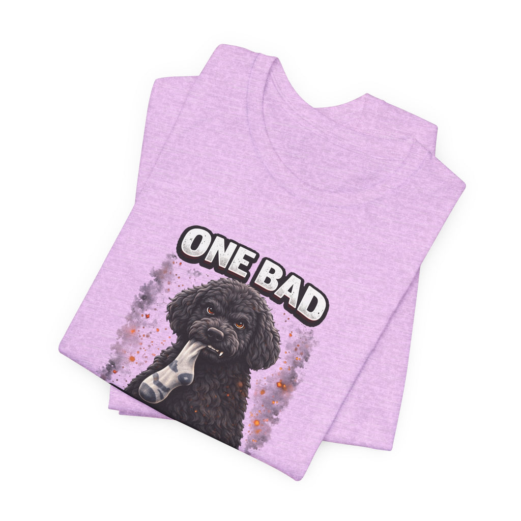 One Bad Dood – Funny Black Golden Doodle Dog T-Shirt | Doodle Lover Gift