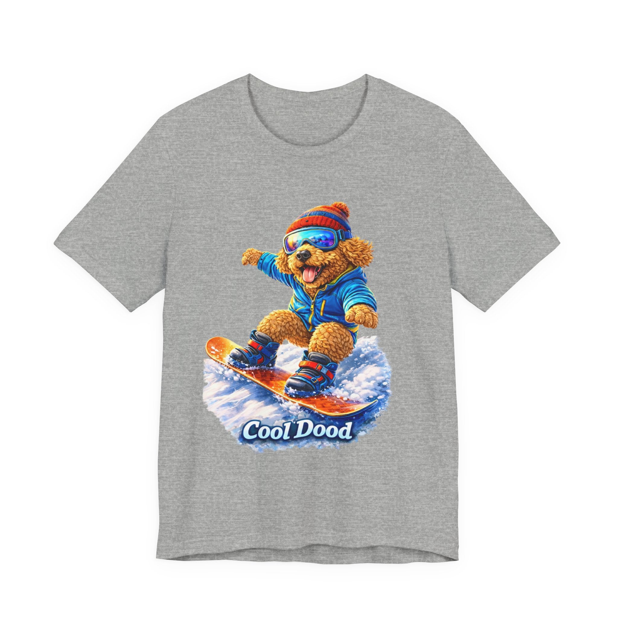 Cool Dood Snowboarding Golden Doodle T‑Shirt