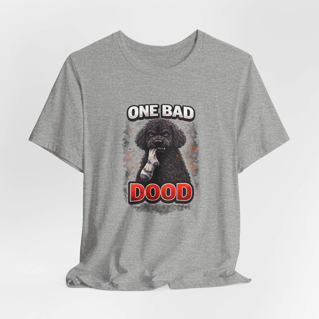 One Bad Dood – Funny Black Golden Doodle Dog T-Shirt | Doodle Lover Gift