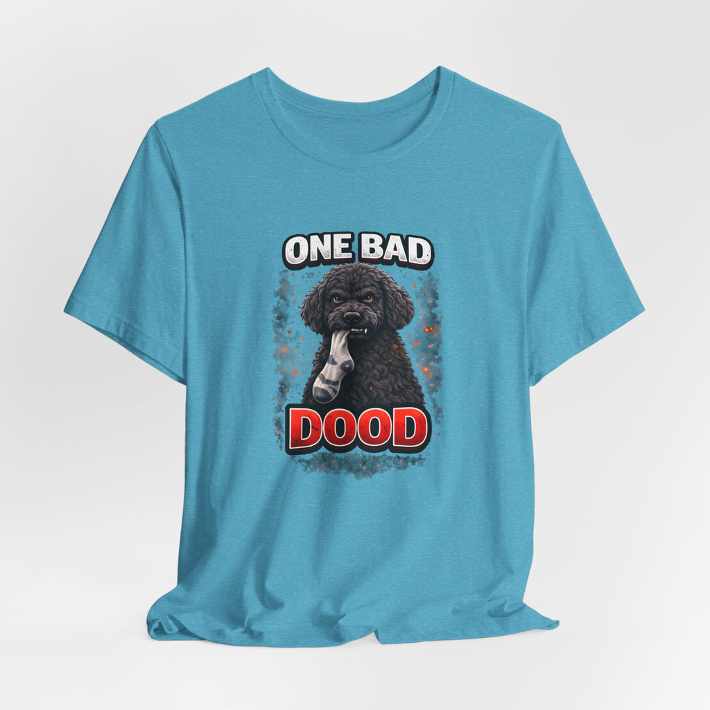 One Bad Dood – Funny Black Golden Doodle Dog T-Shirt | Doodle Lover Gift