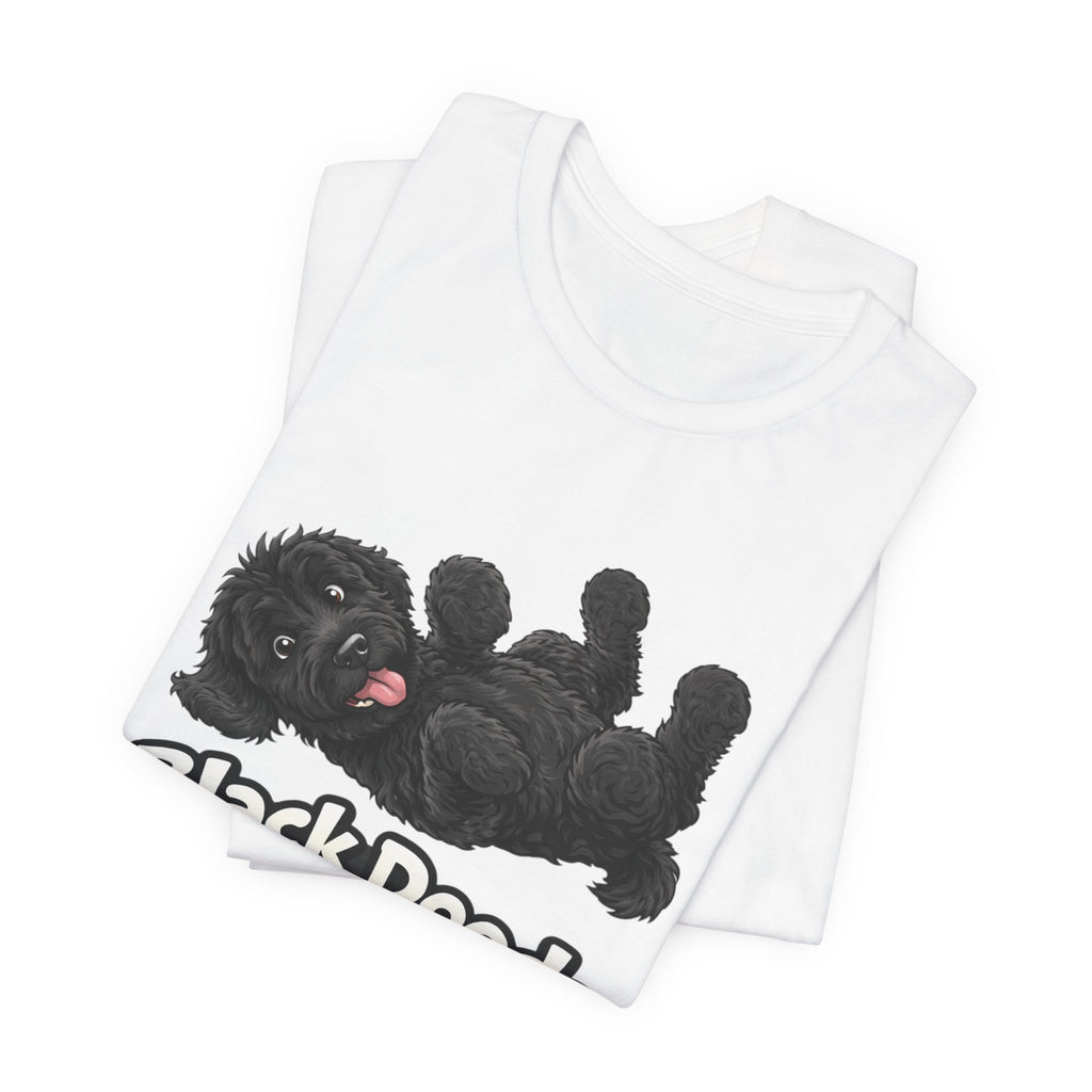 Black Doods Matter T-Shirt — Cute Black Golden Doodle Dog Graphic Tee