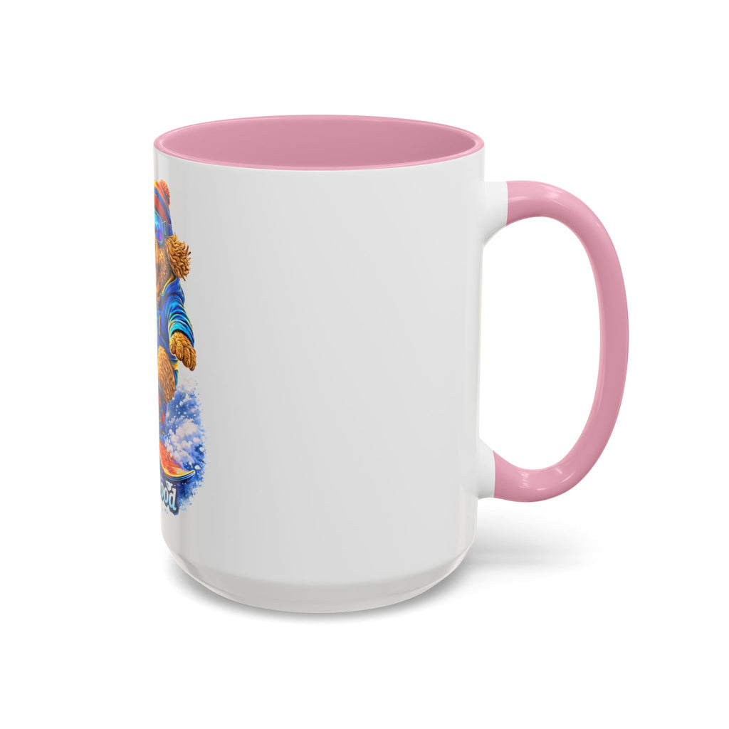 Cool Dood Snowboarding Golden Doodle Mug — (15oz)