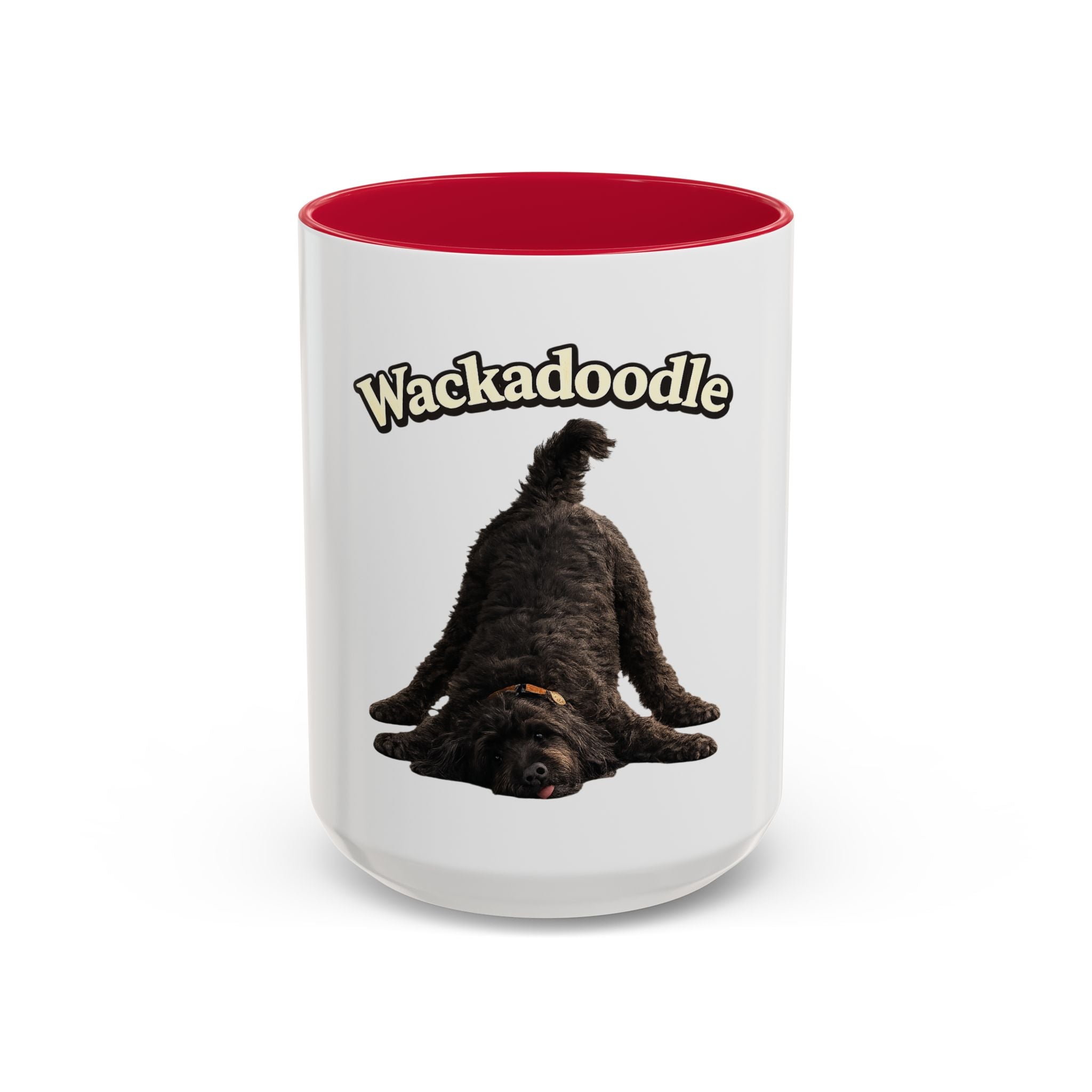 Wackadoodle Black Golden Doodle Mug (15 oz)- Funny Dog Lover Coffee Cup