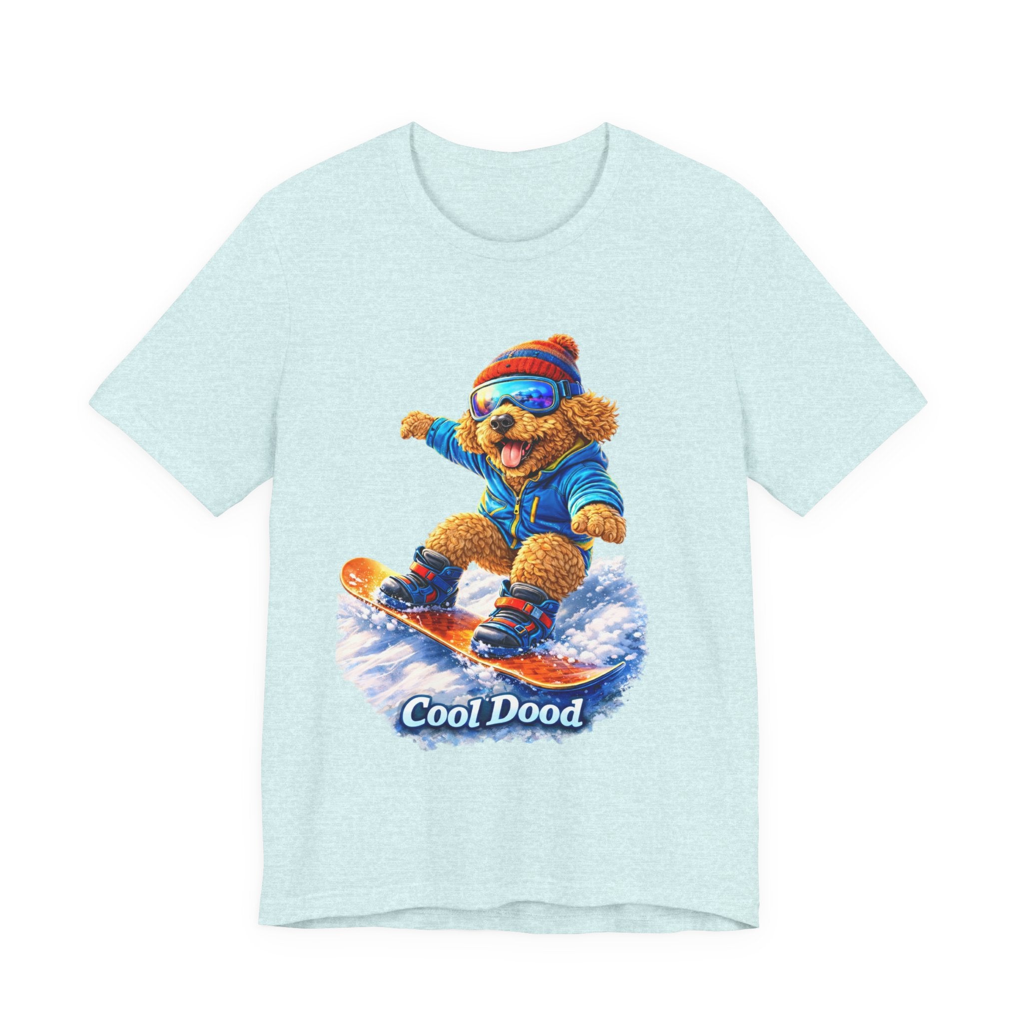 Cool Dood Snowboarding Golden Doodle T‑Shirt