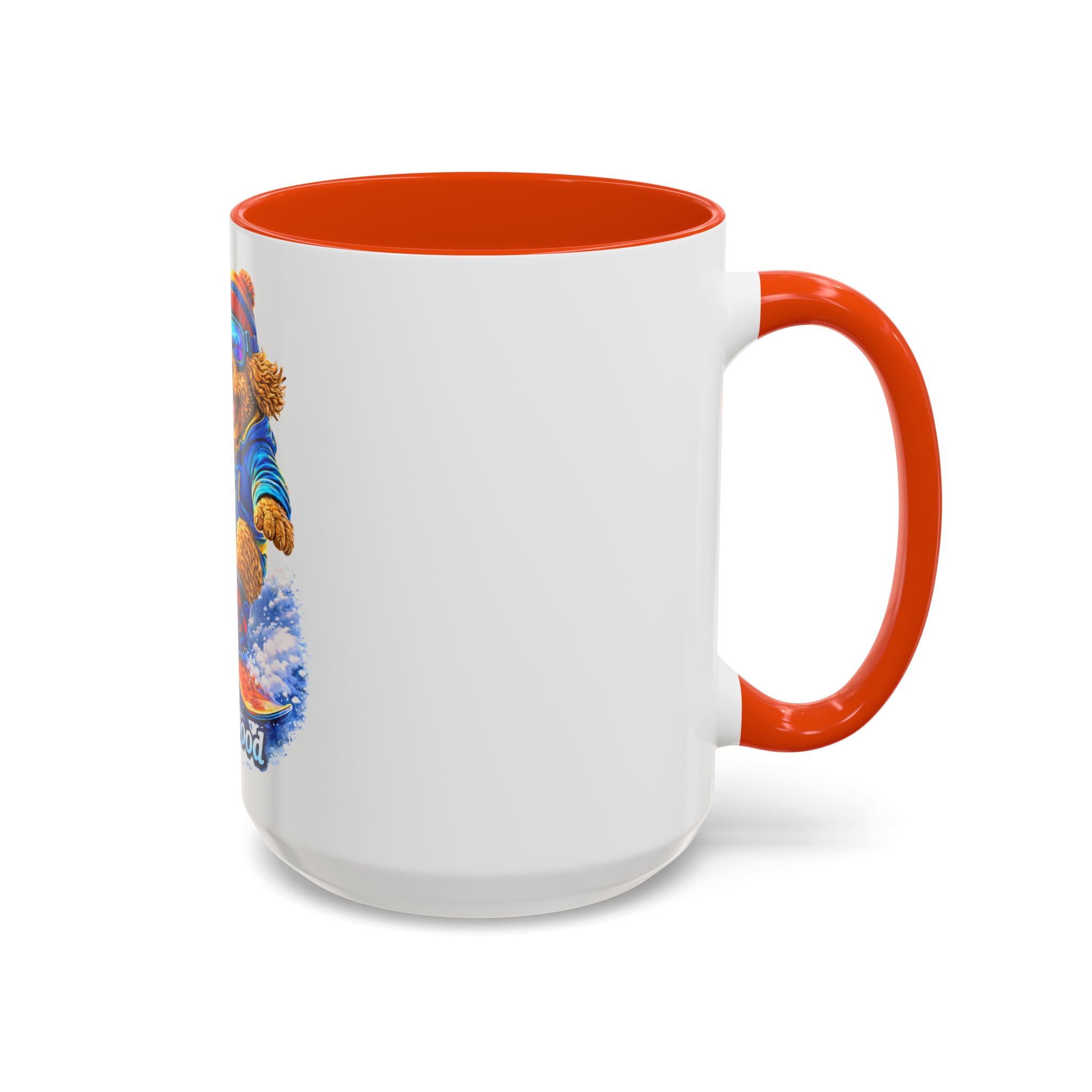 Cool Dood Snowboarding Golden Doodle Mug — (15oz)