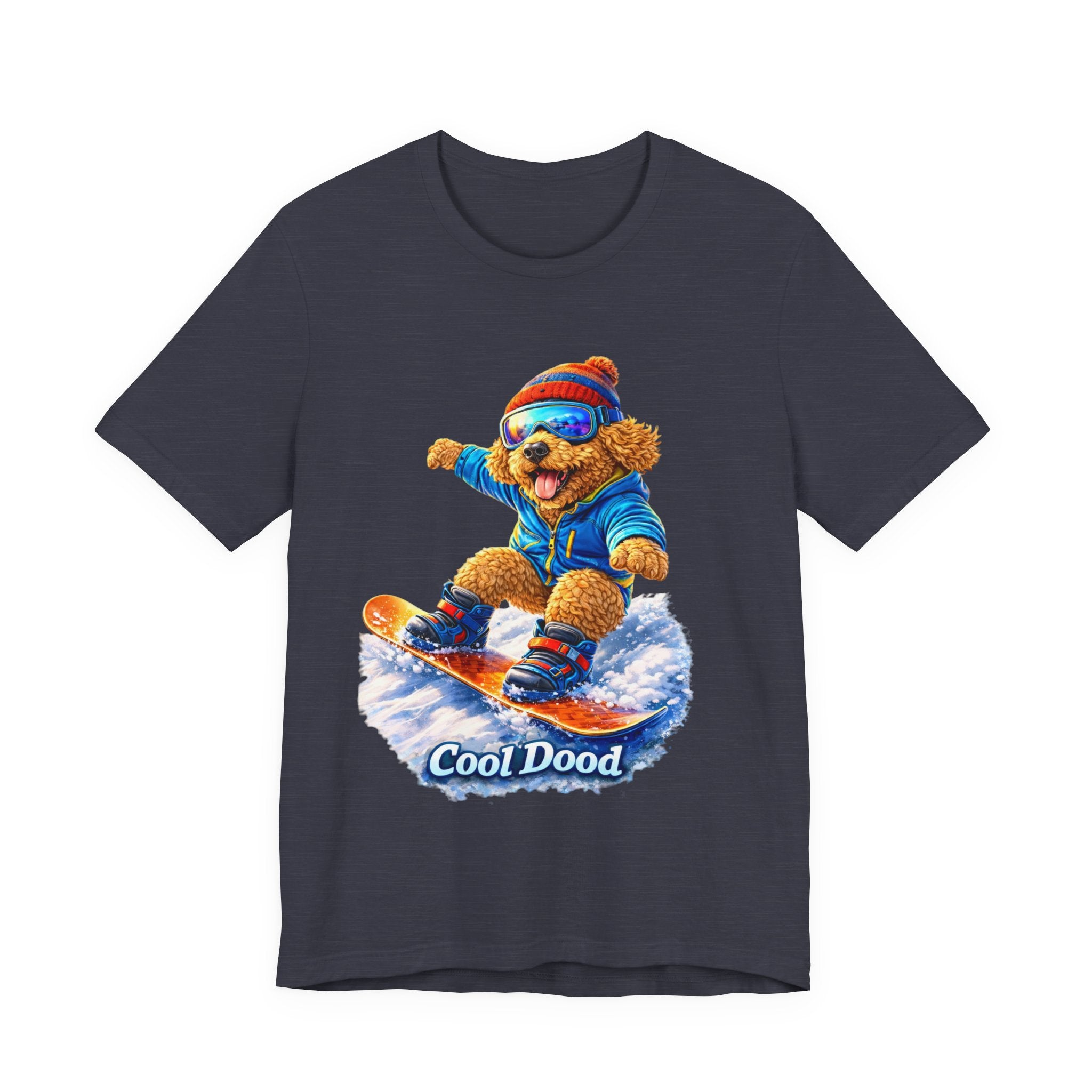 Cool Dood Snowboarding Golden Doodle T‑Shirt