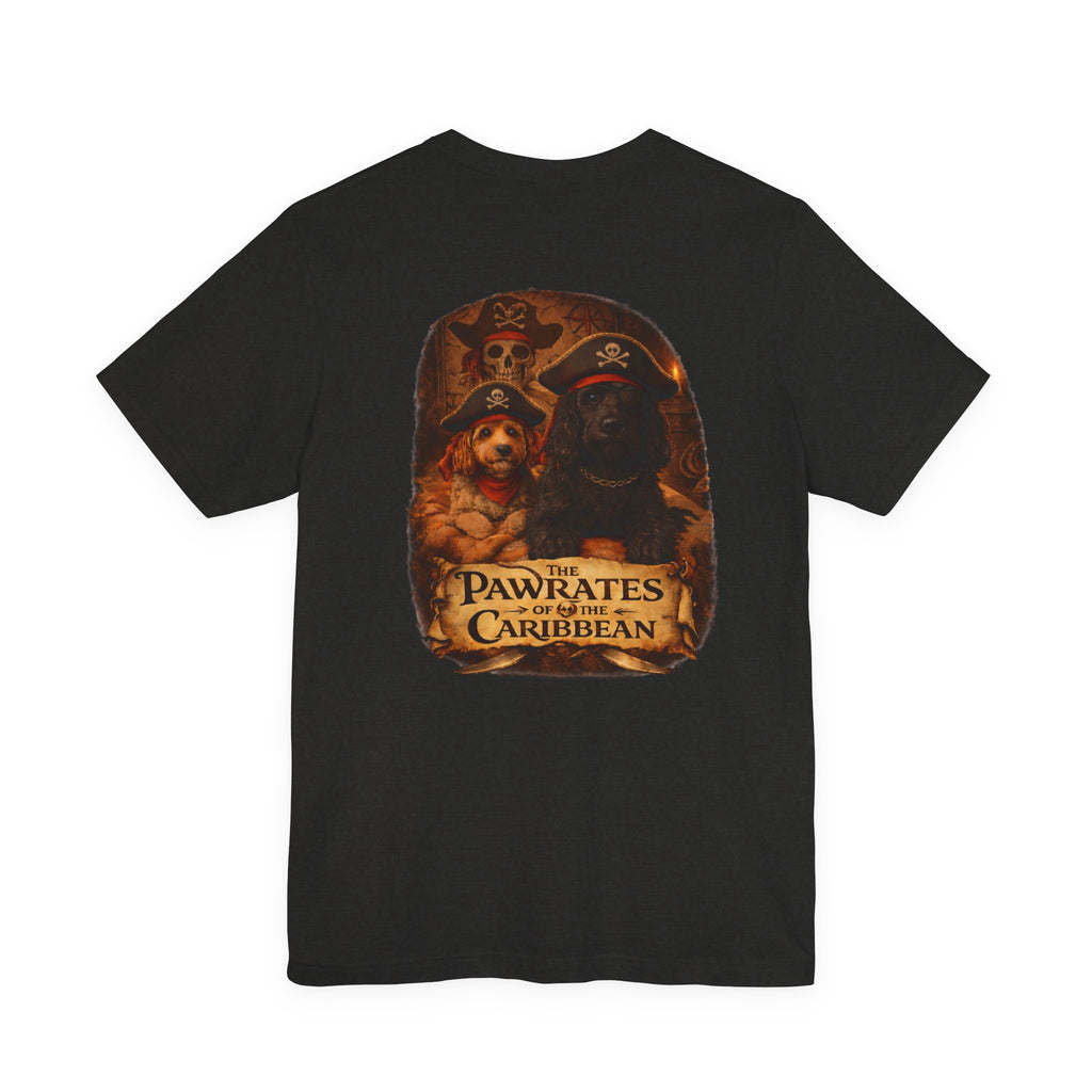 Pirate Goldendoodles T-Shirt — Double Sided Pirate Tee
