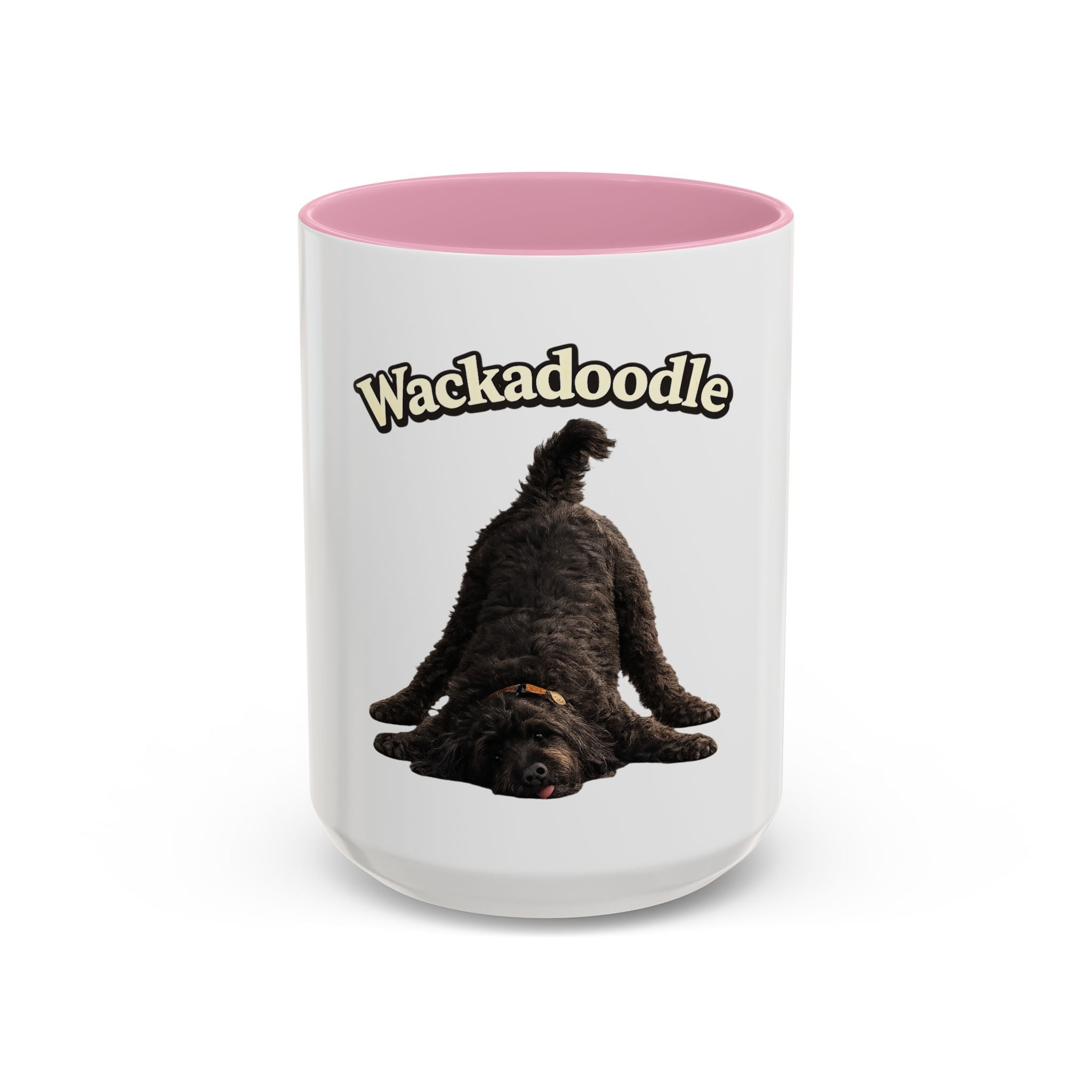 Wackadoodle Black Golden Doodle Mug (15 oz)- Funny Dog Lover Coffee Cup