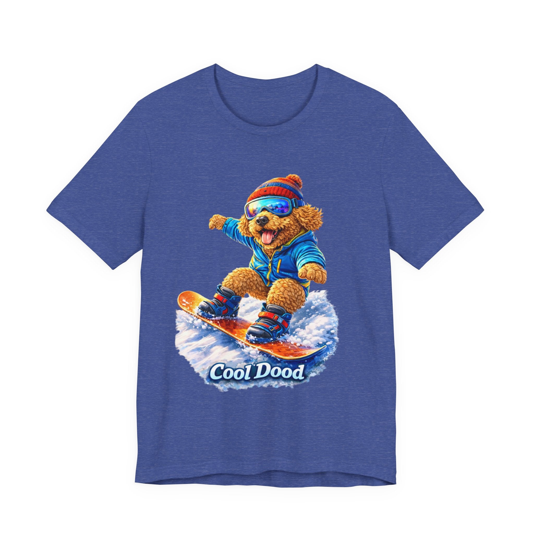 Cool Dood Snowboarding Golden Doodle T‑Shirt